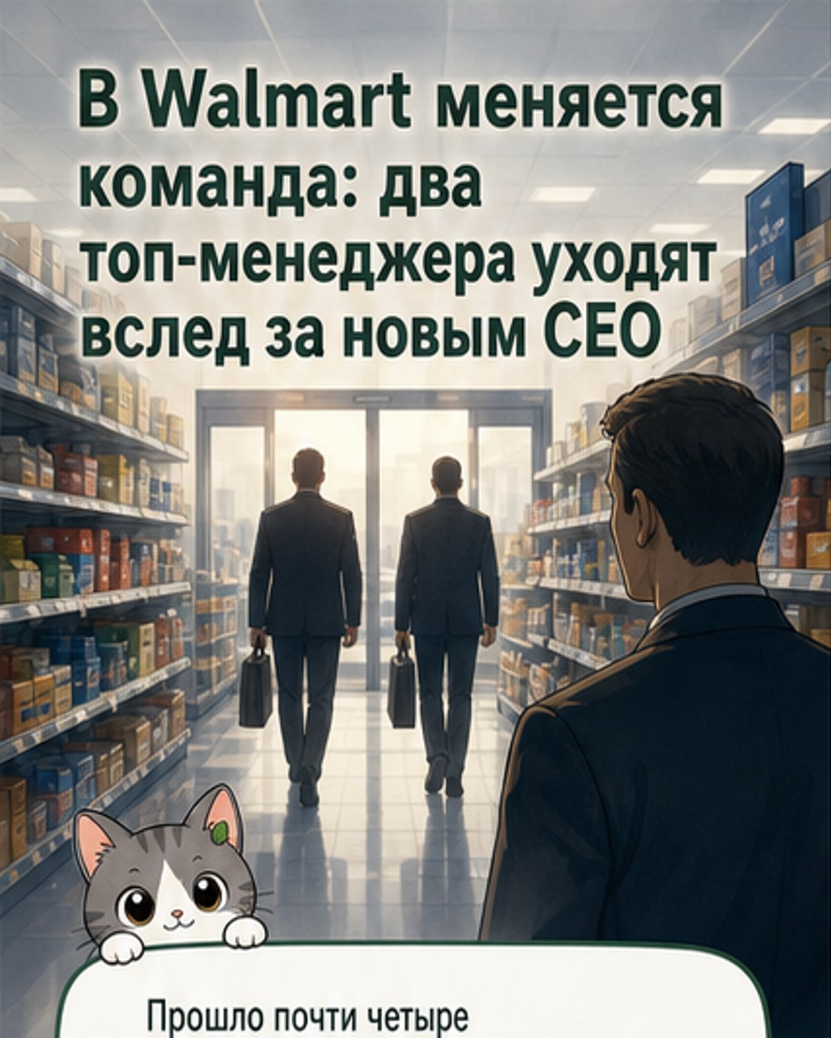 Два топ-менеджера Walmart уходят в отставку