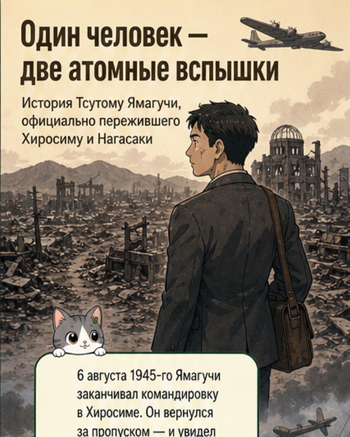 Один в мире: пережил две бомбы