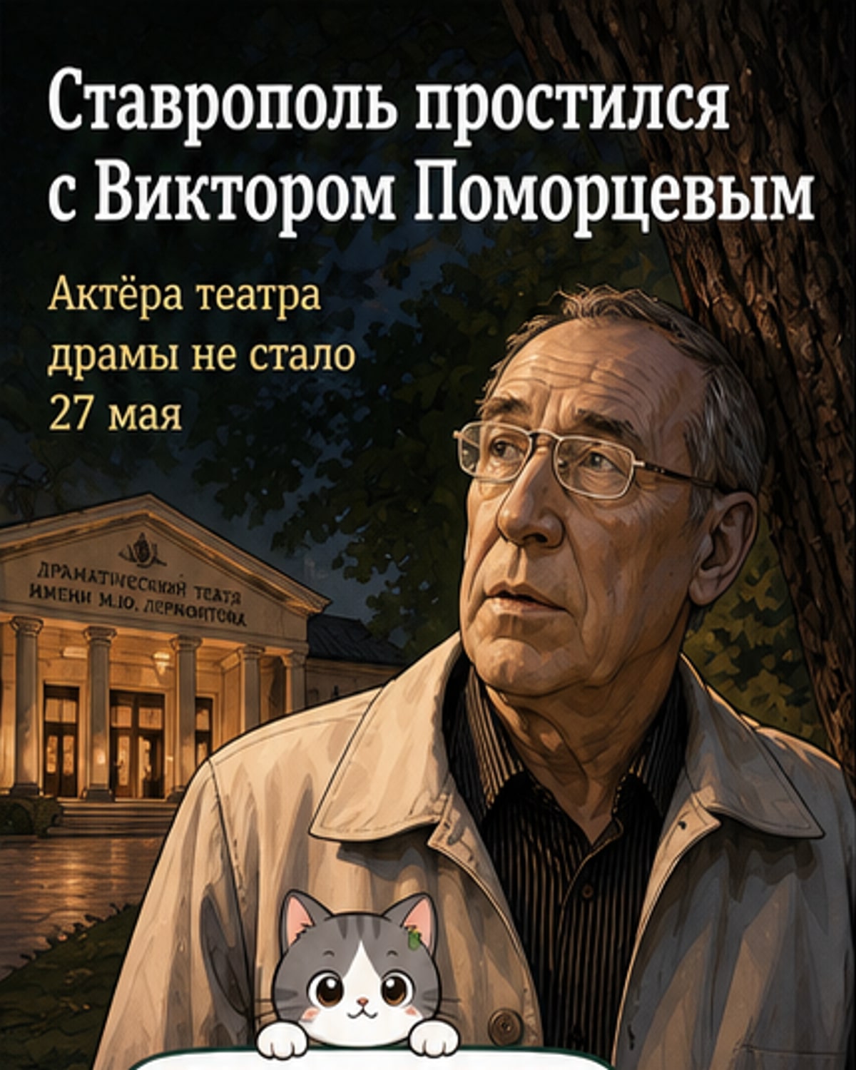 Ушёл из жизни актёр Виктор Поморцев