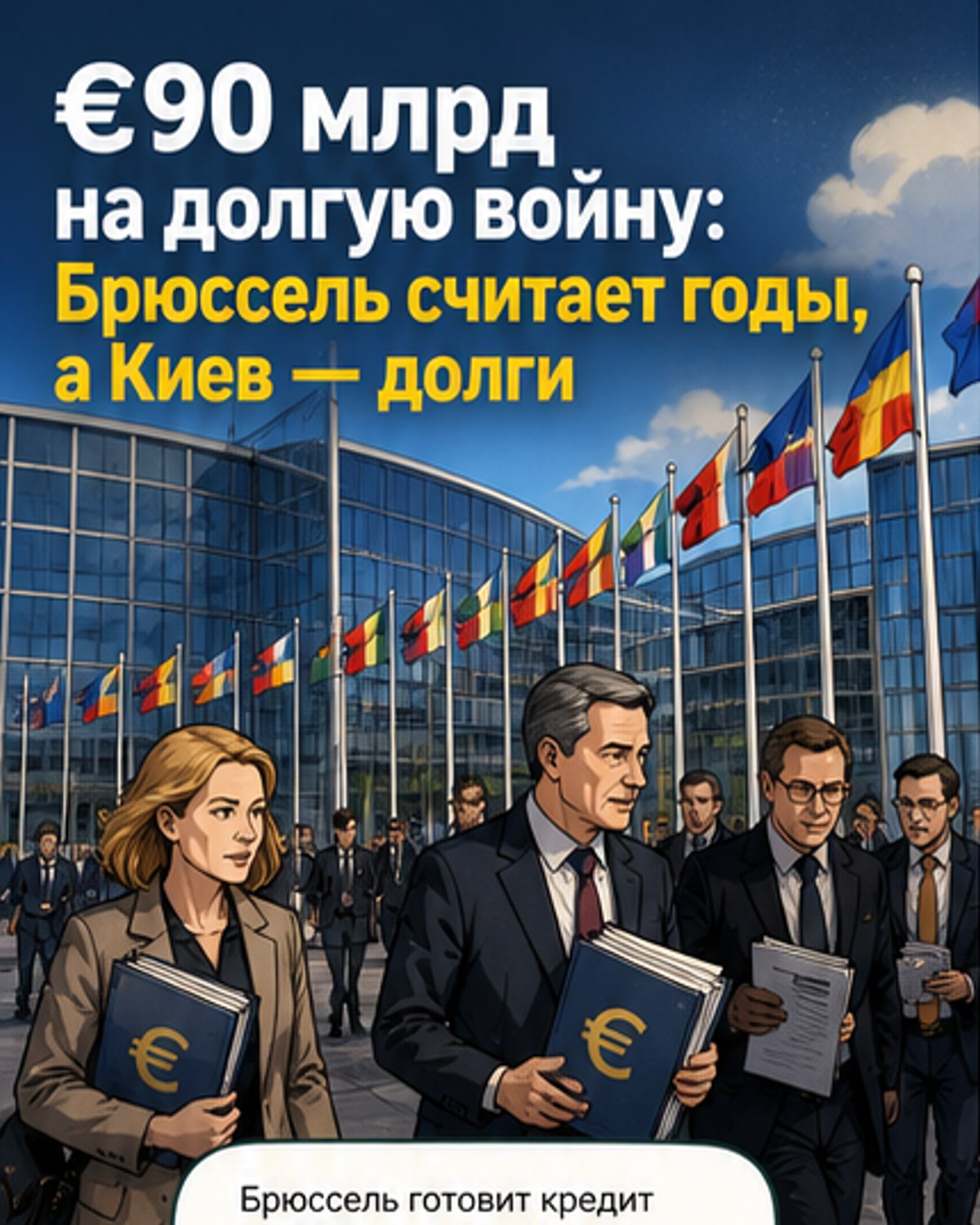 ЕС выделяет €90 млрд Украине