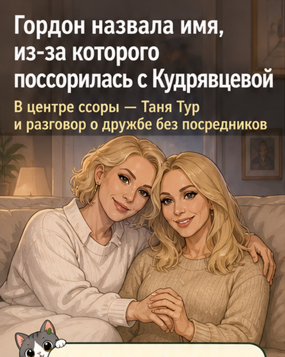 Гордон раскрыла, кто стал причиной ссоры с Кудрявцевой