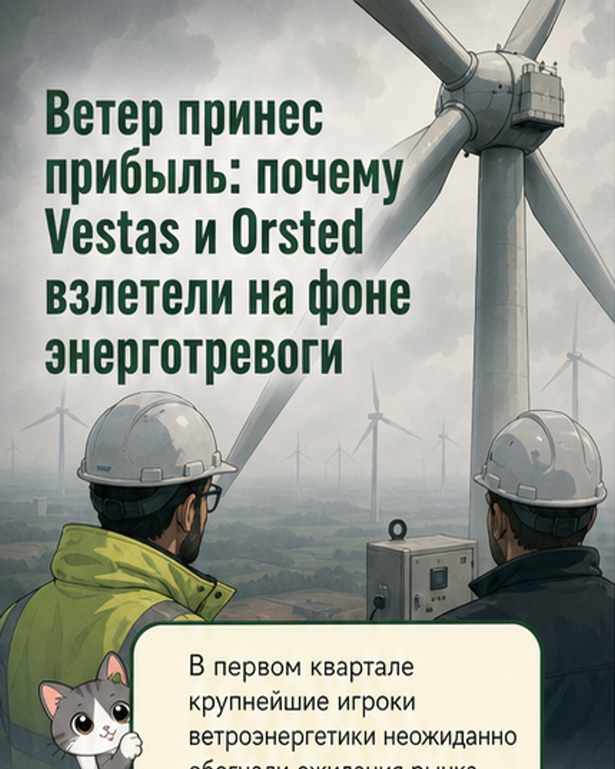 Ветроэнергетика резко выросла в прибыли