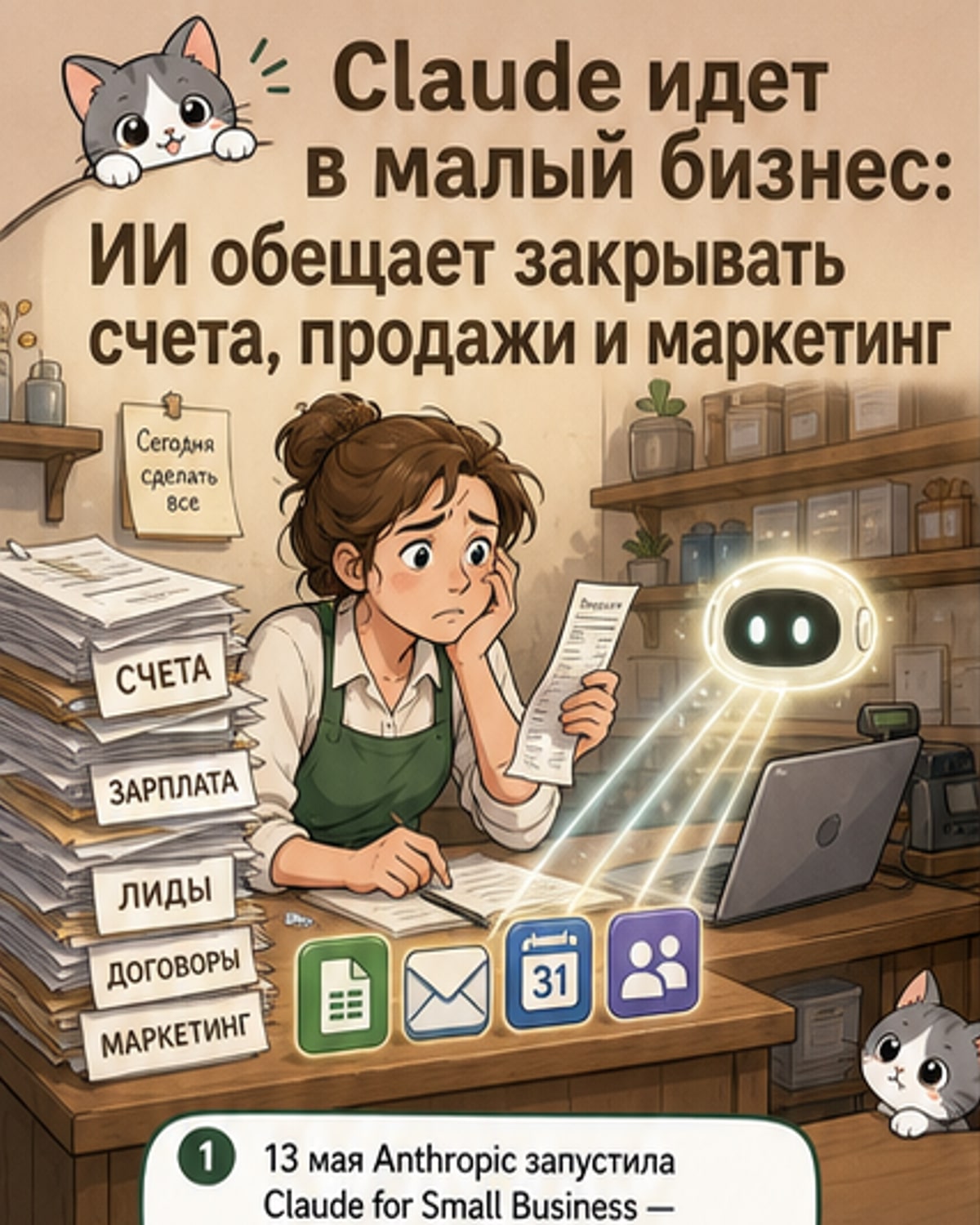 Anthropic запускает ИИ для малого бизнеса
