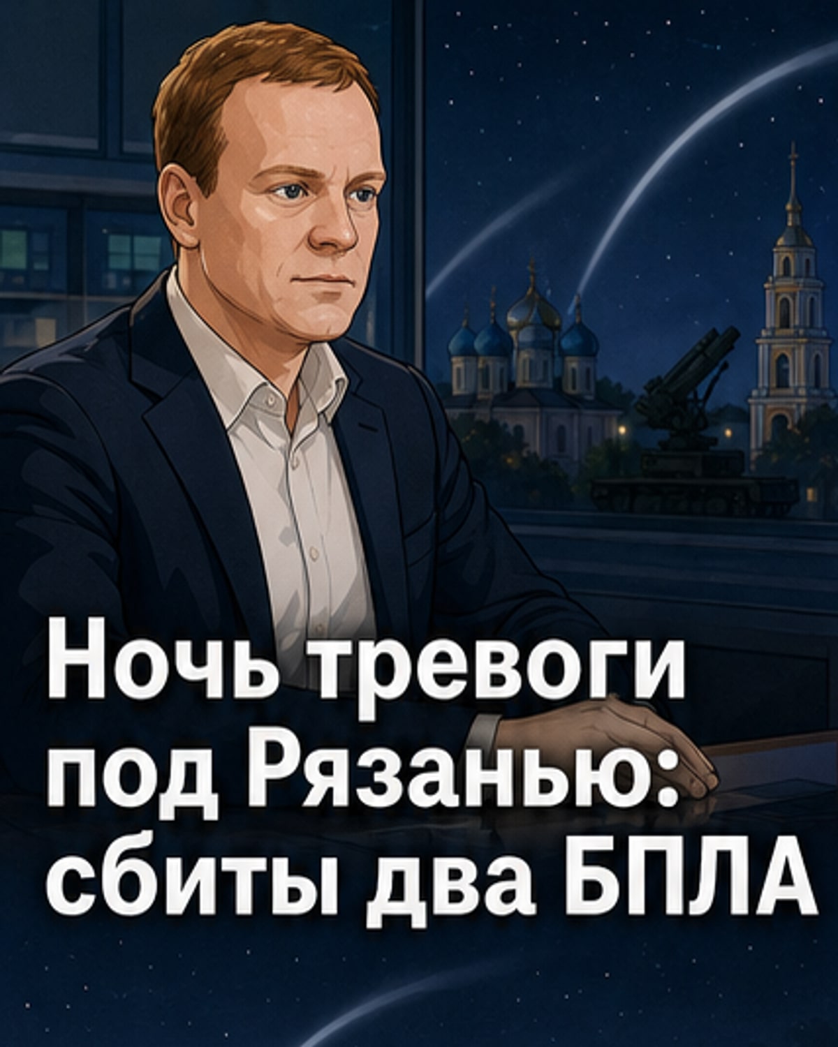 В Рязанской области сбили два БПЛА