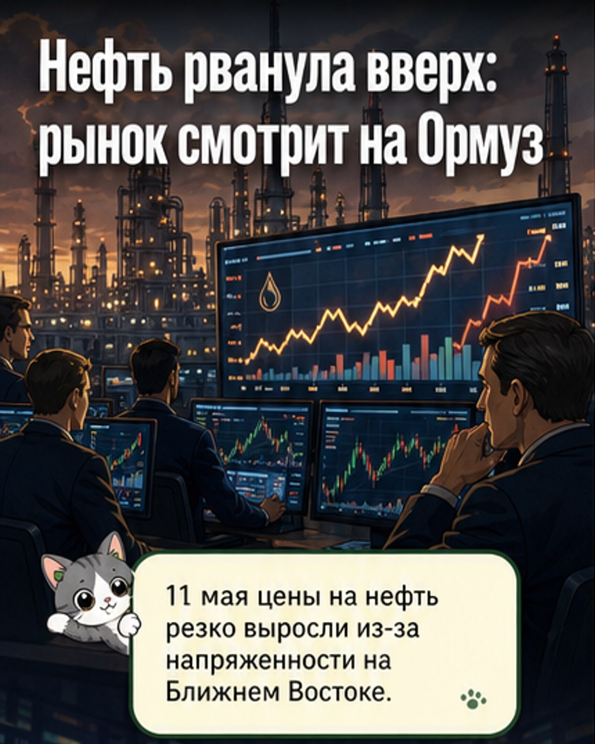 Цены на нефть резко выросли