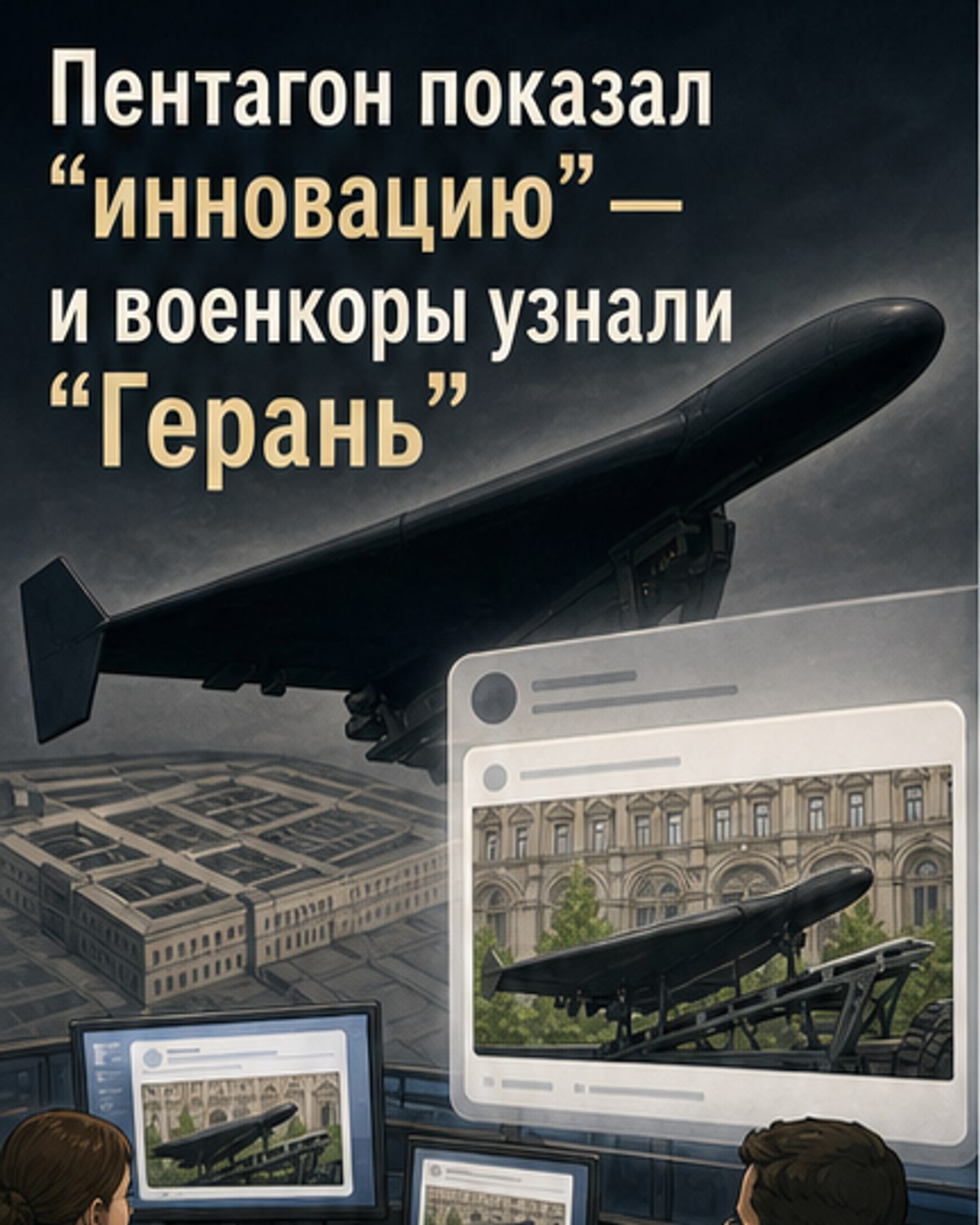 Пентагон принял «Герань» за американскую разработку