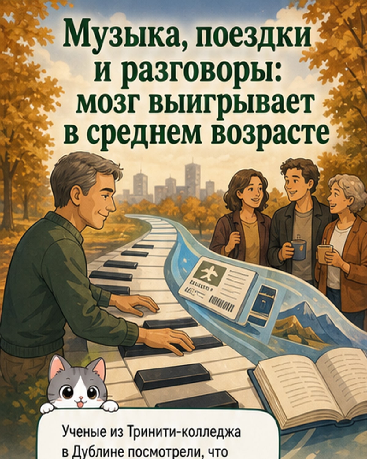 Хобби в среднем возрасте защищают мозг