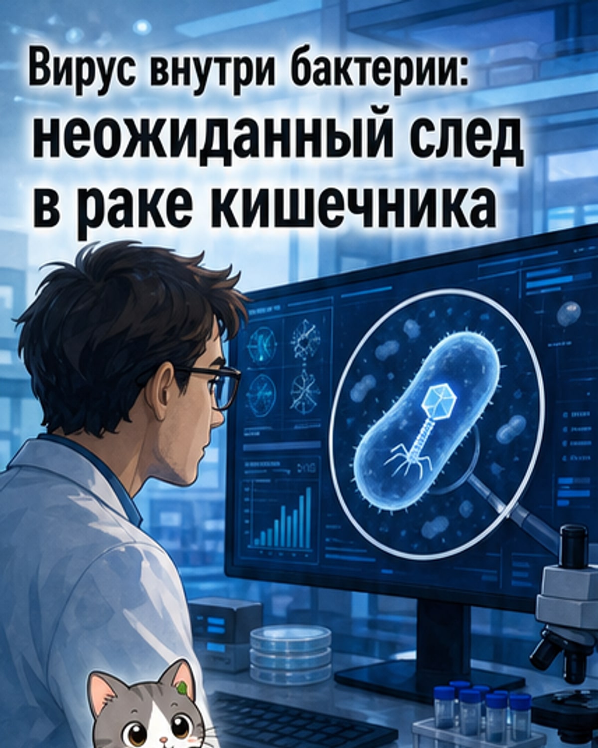Найден вирус, связанный с раком кишечника