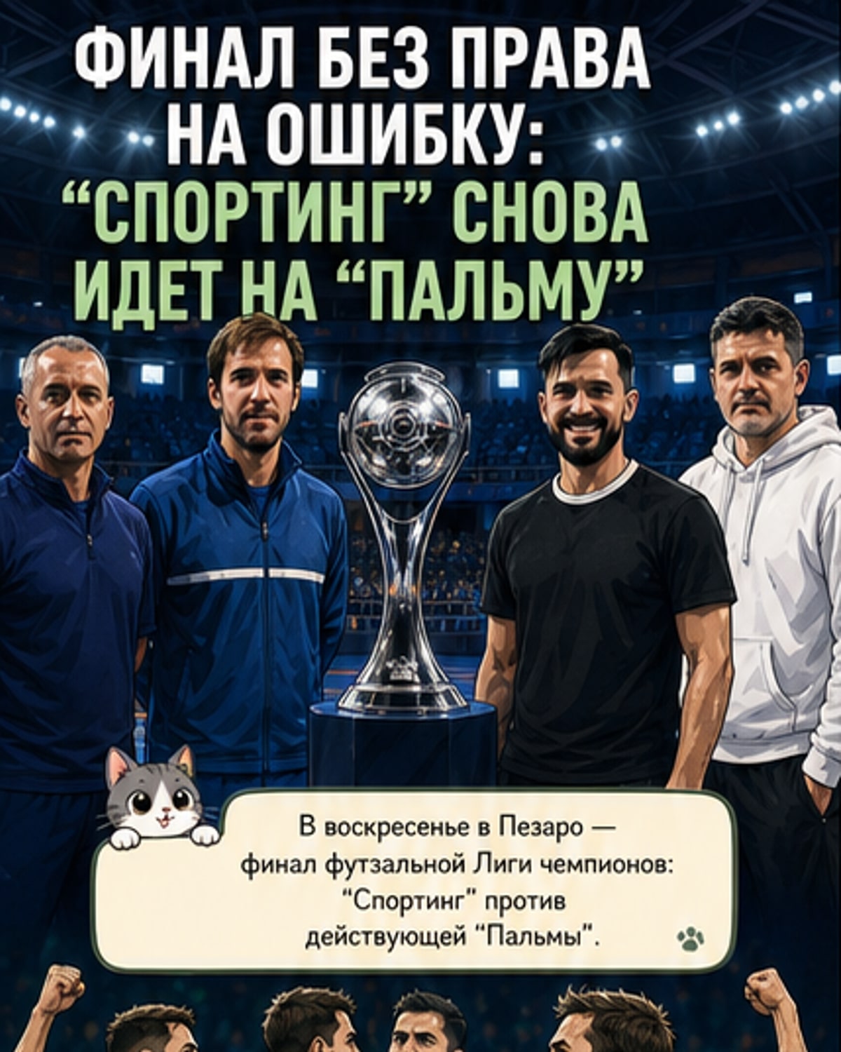 Финал Лиги чемпионов: «Спортинг» против «Пальмы»