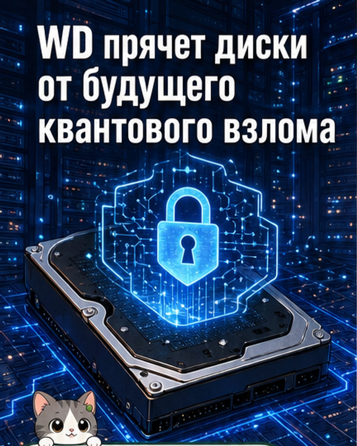 WD выпустила HDD с защитой от квантовых атак