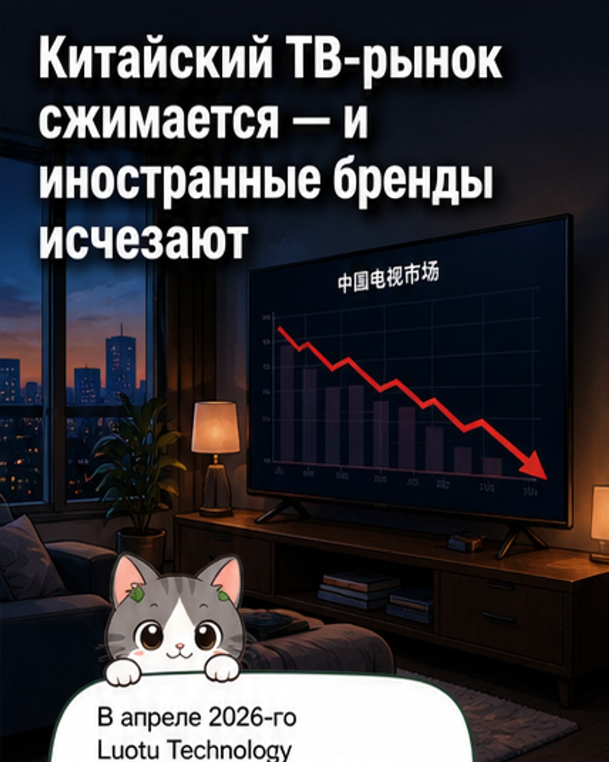 Иностранные бренды почти исчезли с китайского ТВ-рынка