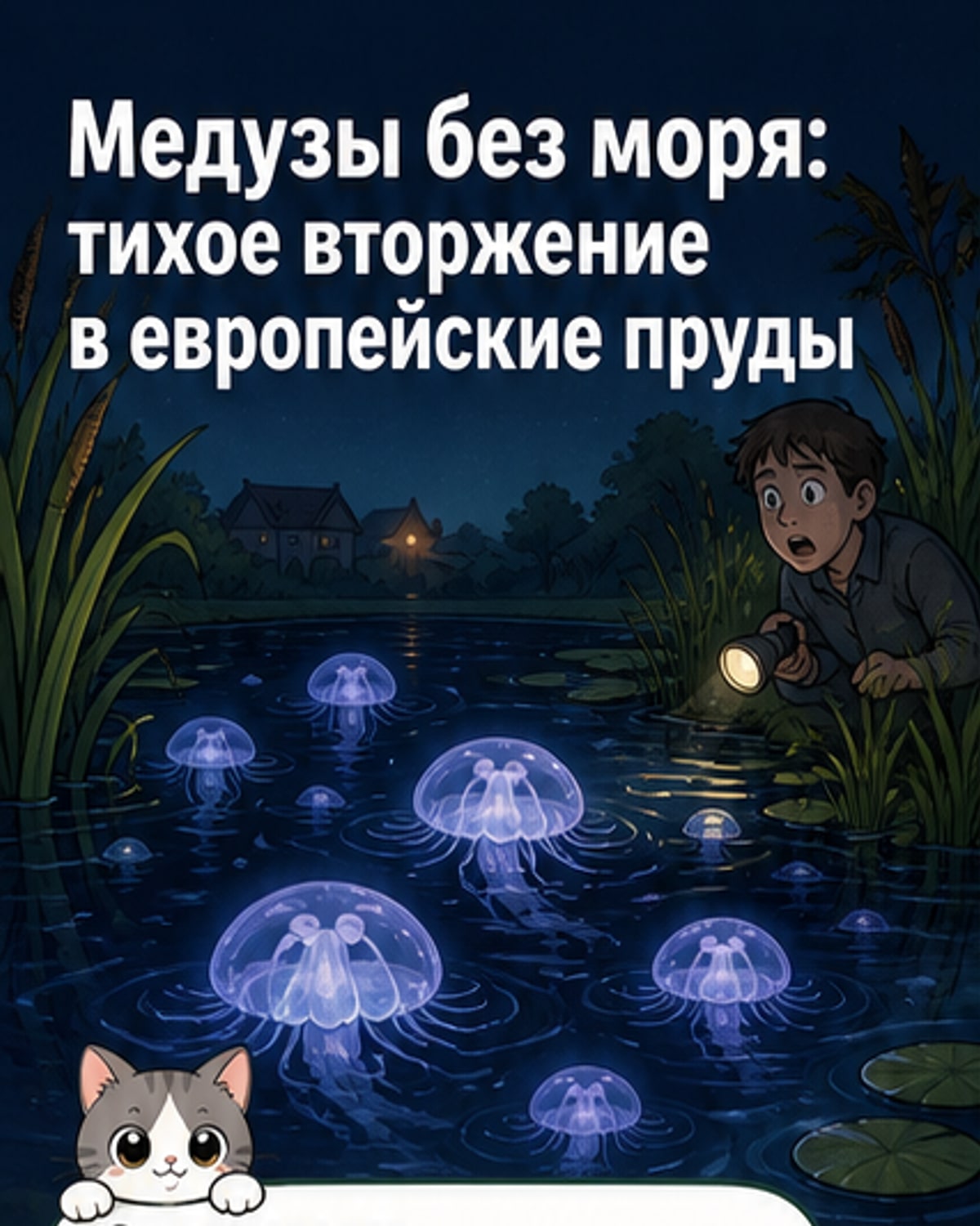 Пресноводные медузы покоряют мир