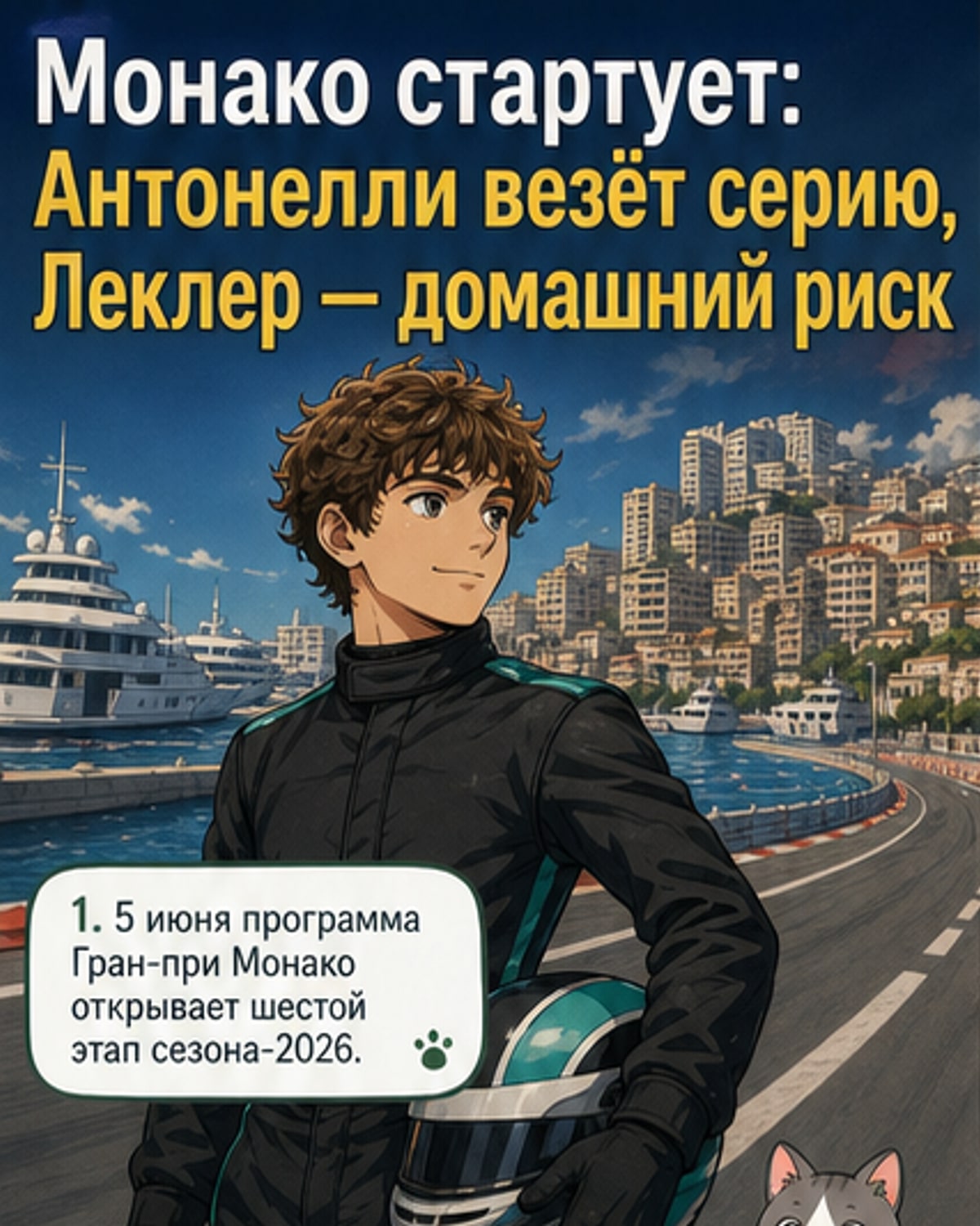 Гран-при Монако: старт шестого этапа «Формулы-1»