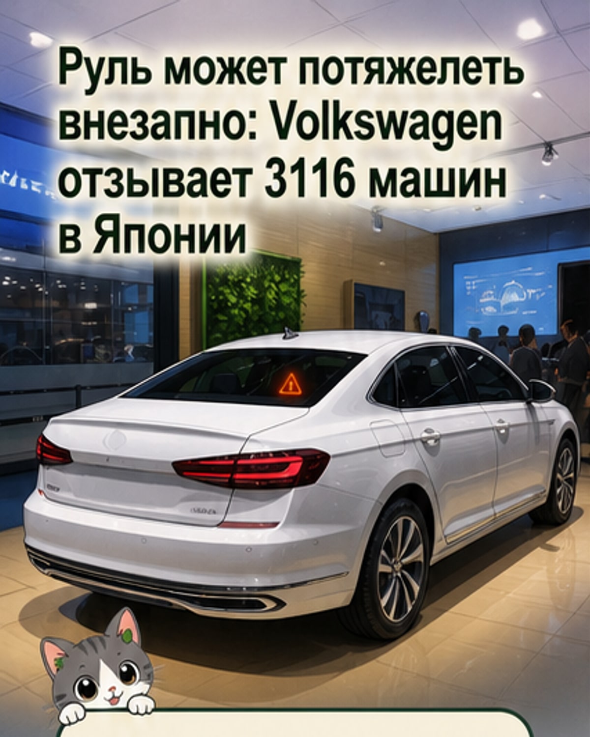 Volkswagen отзывает 12 моделей из-за руля