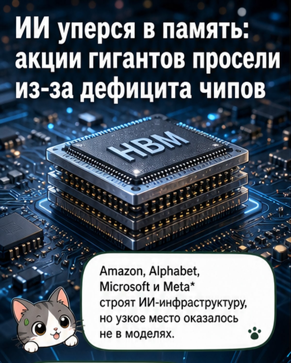 ИТ-гиганты в тисках дефицита чипов