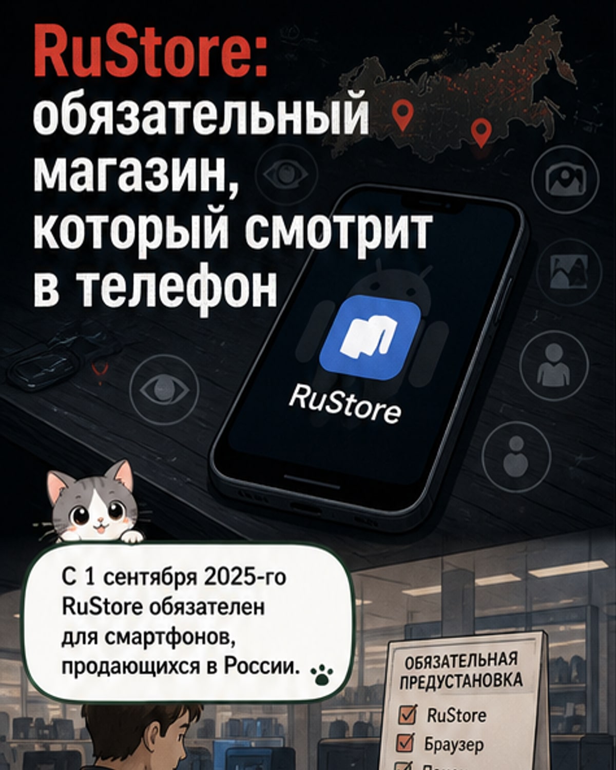 В RuStore нашли модуль слежки