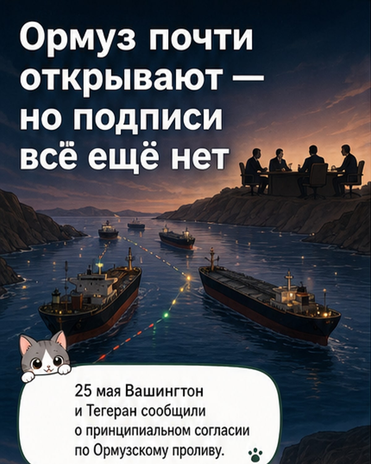США и Иран договорились по Ормузу