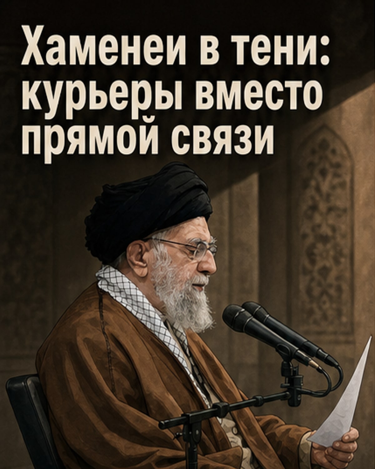 Хаменеи скрывается: управление через курьеров