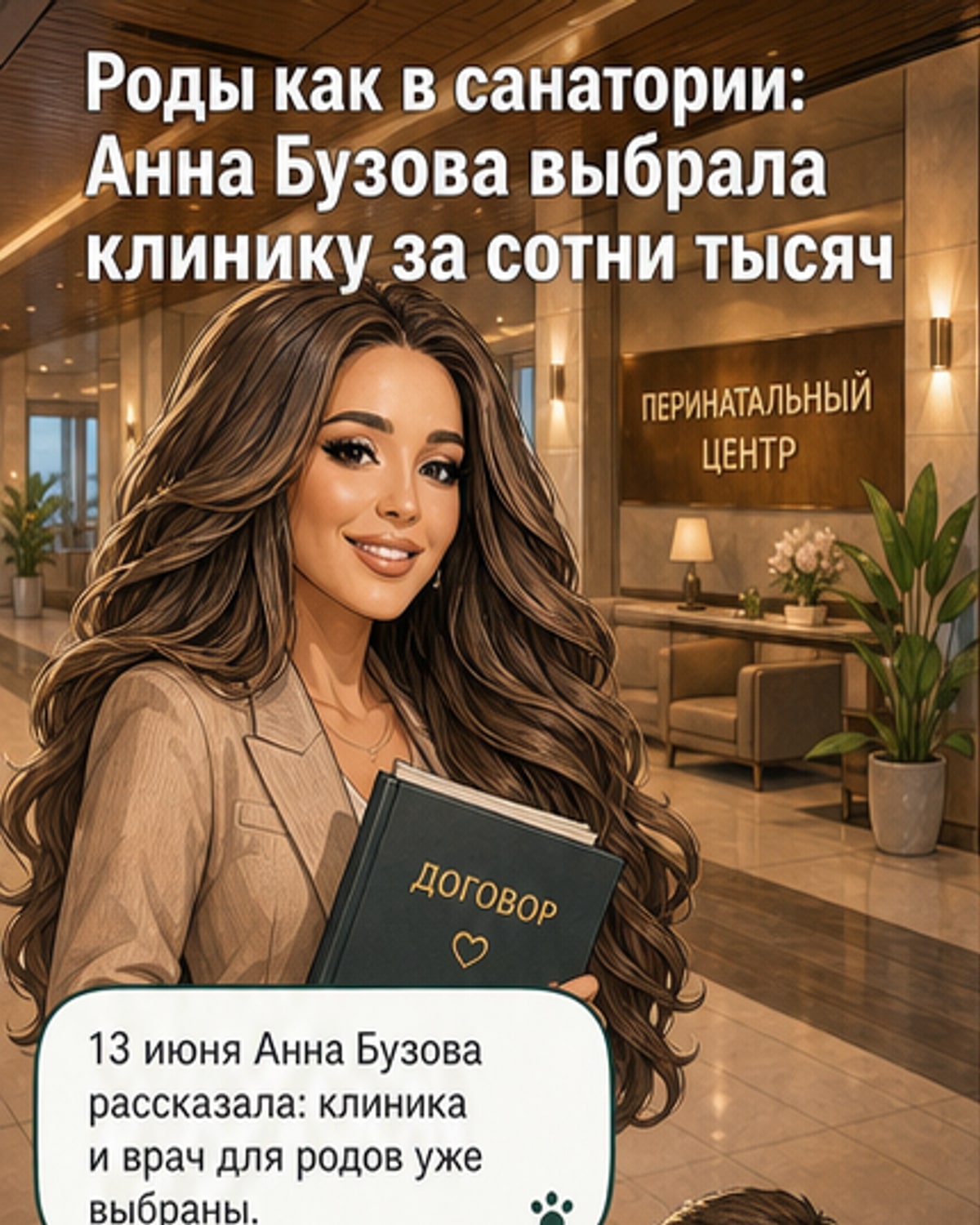 Анна Бузова — о родах как в санатории