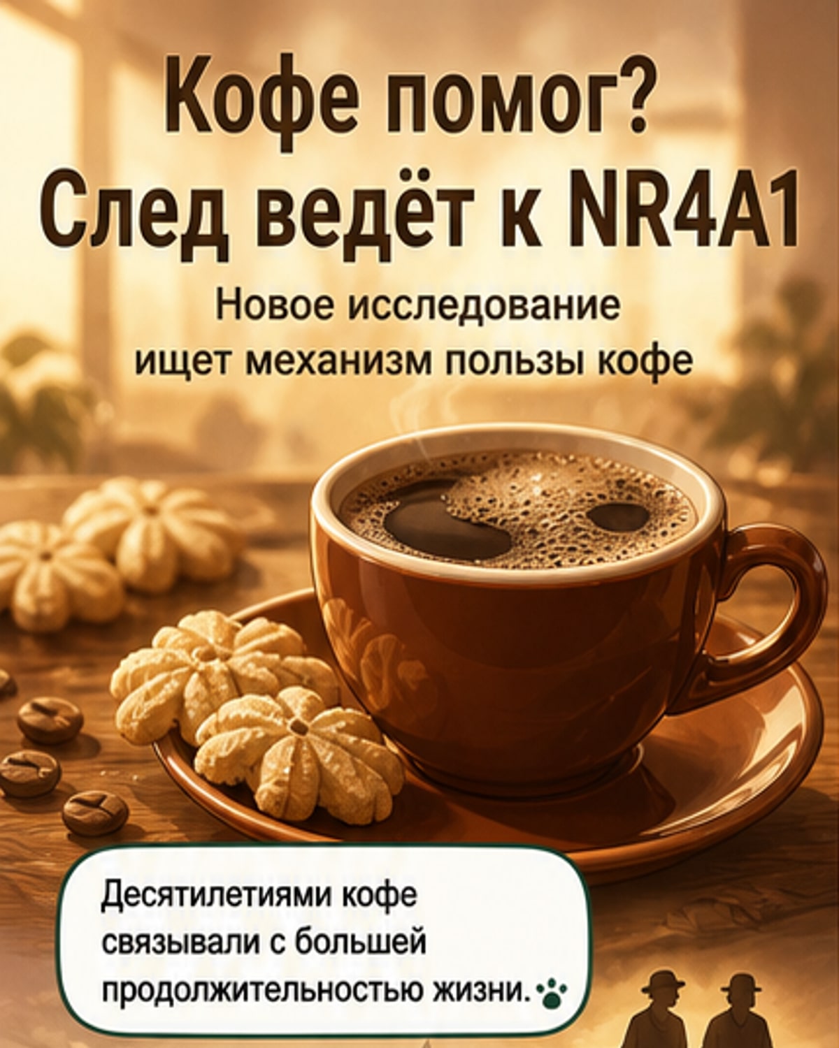 Кофе влияет на старение на уровне клеток