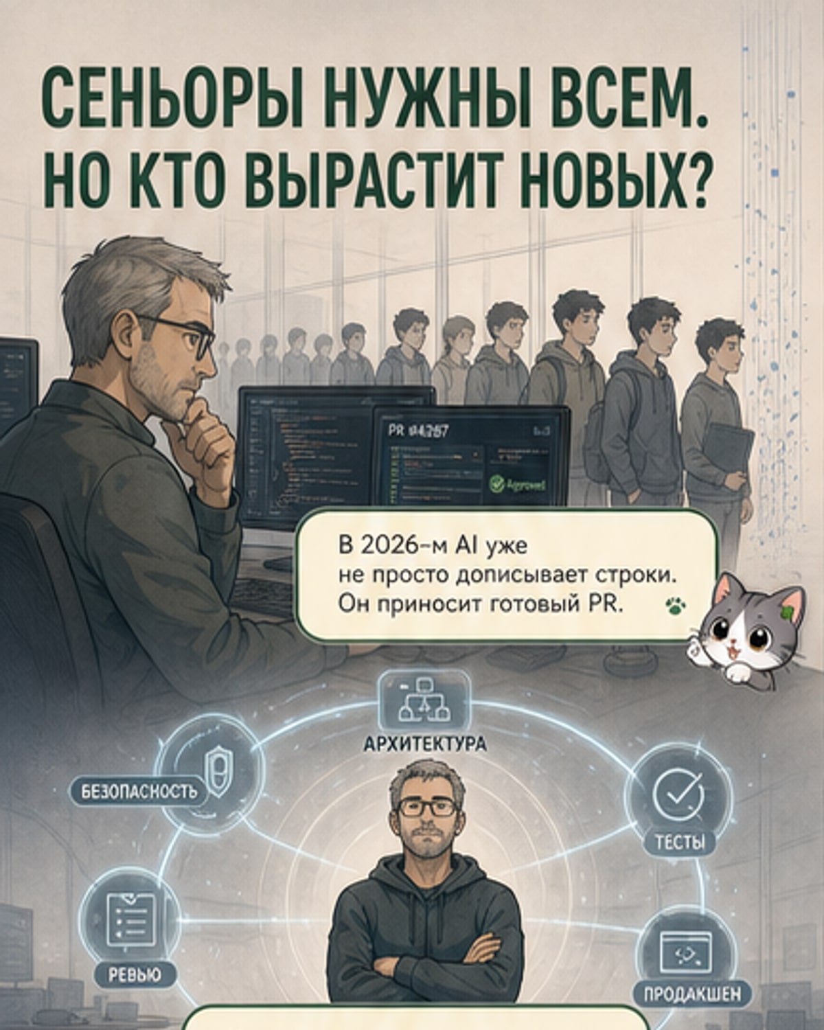 Сеньор-разработчики исчезают?