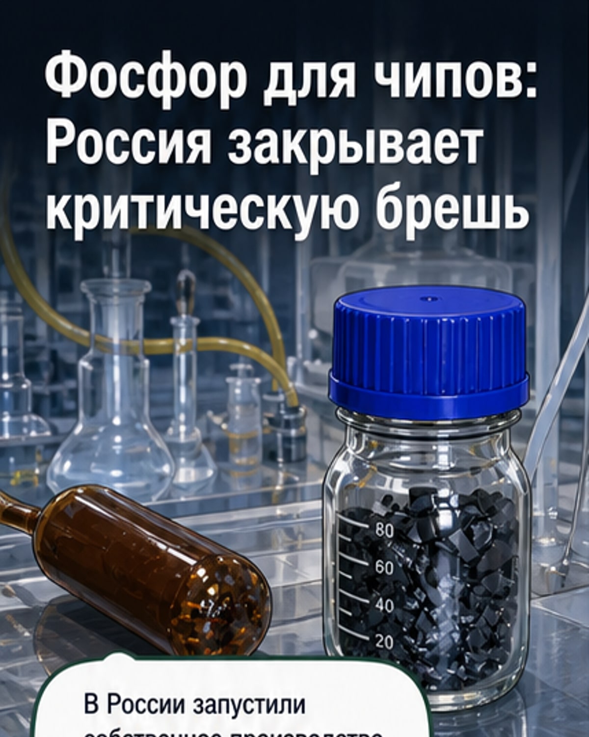 Россия запустила производство сверхчистого фосфора