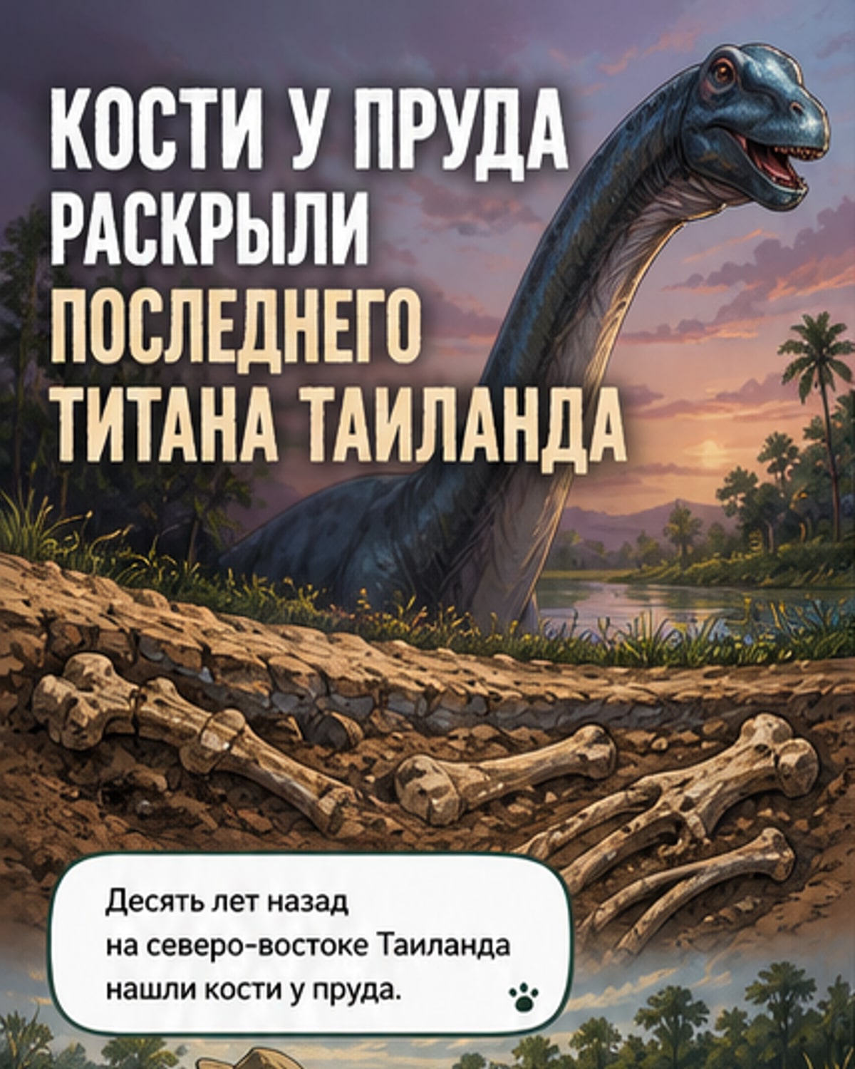 Открыт новый гигантский динозавр