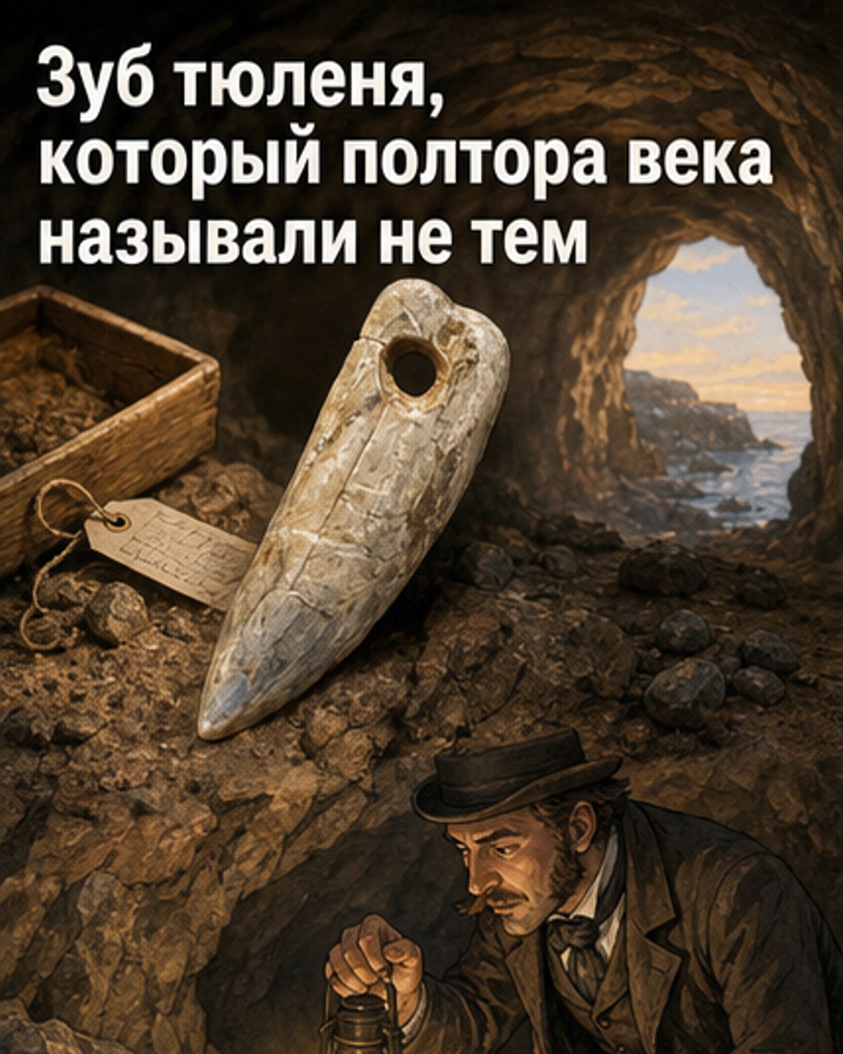 Зуб тюленя раскрыл путь древних людей