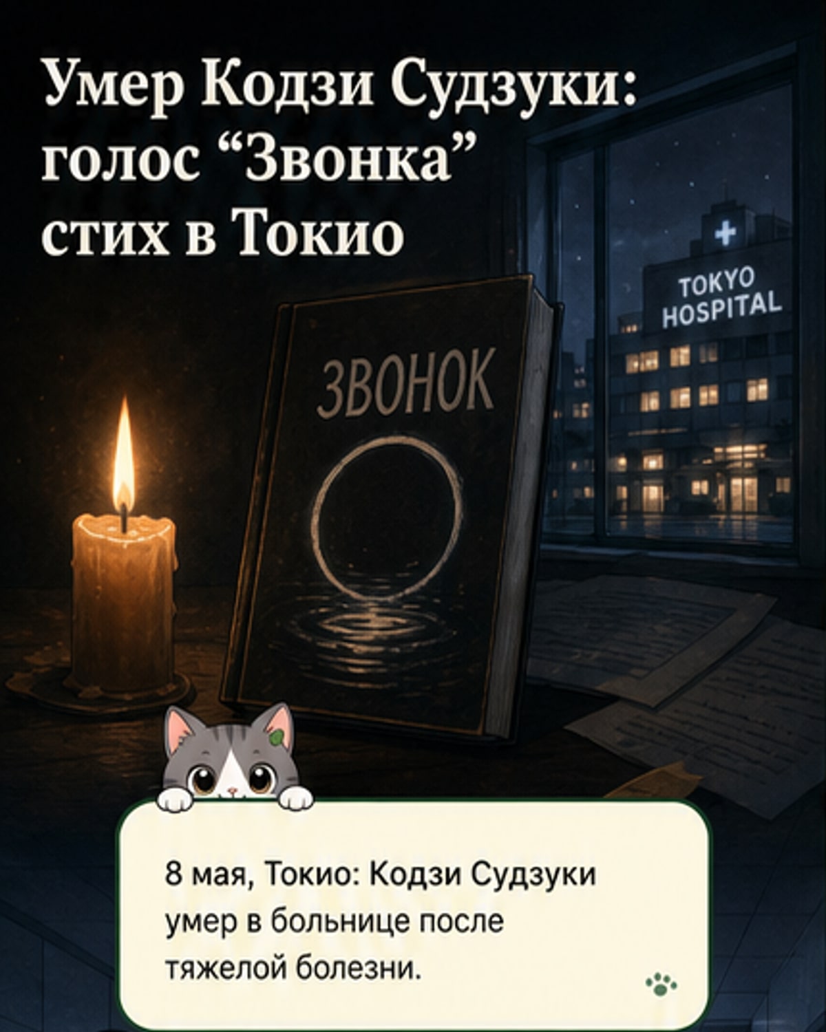 Умер автор «Звонка» Кодзи Судзуки