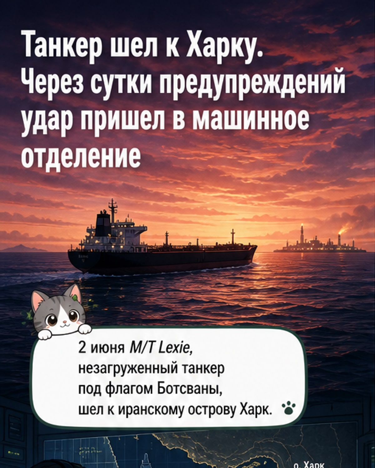 США атаковали танкер, шедший в Иран
