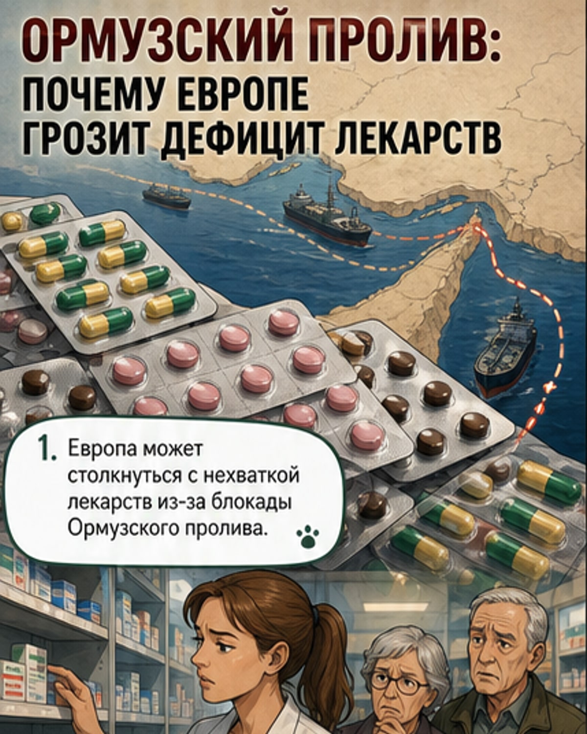 Европе грозит дефицит лекарств
