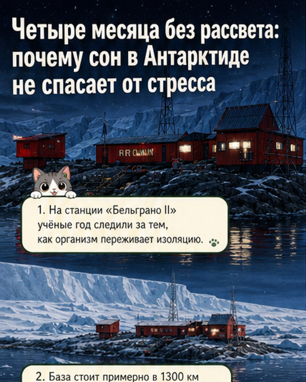 Как тьма Антарктиды бьёт по сну