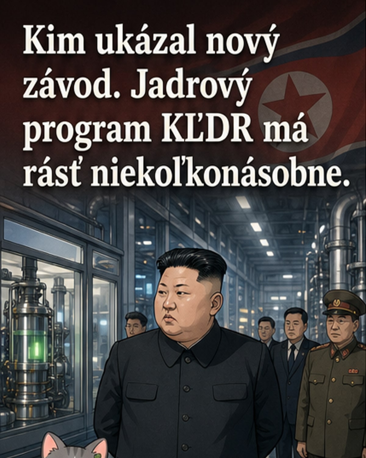 Kim Čong-un ukázal nový jadrový závod