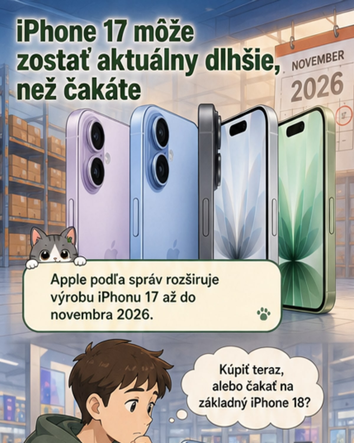 iPhone 17 zostane aktuálny oveľa dlhšie