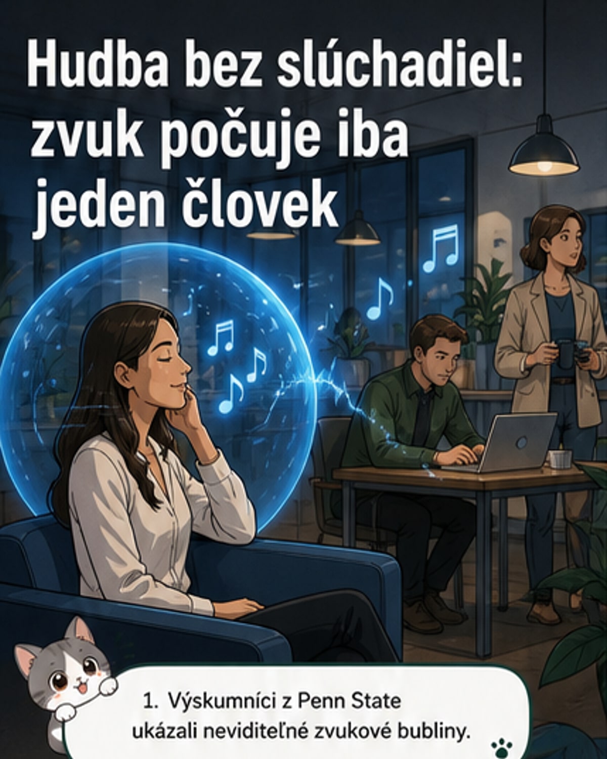 Zvuk len pre teba: žiadne slúchadlá, žiadne rušenie