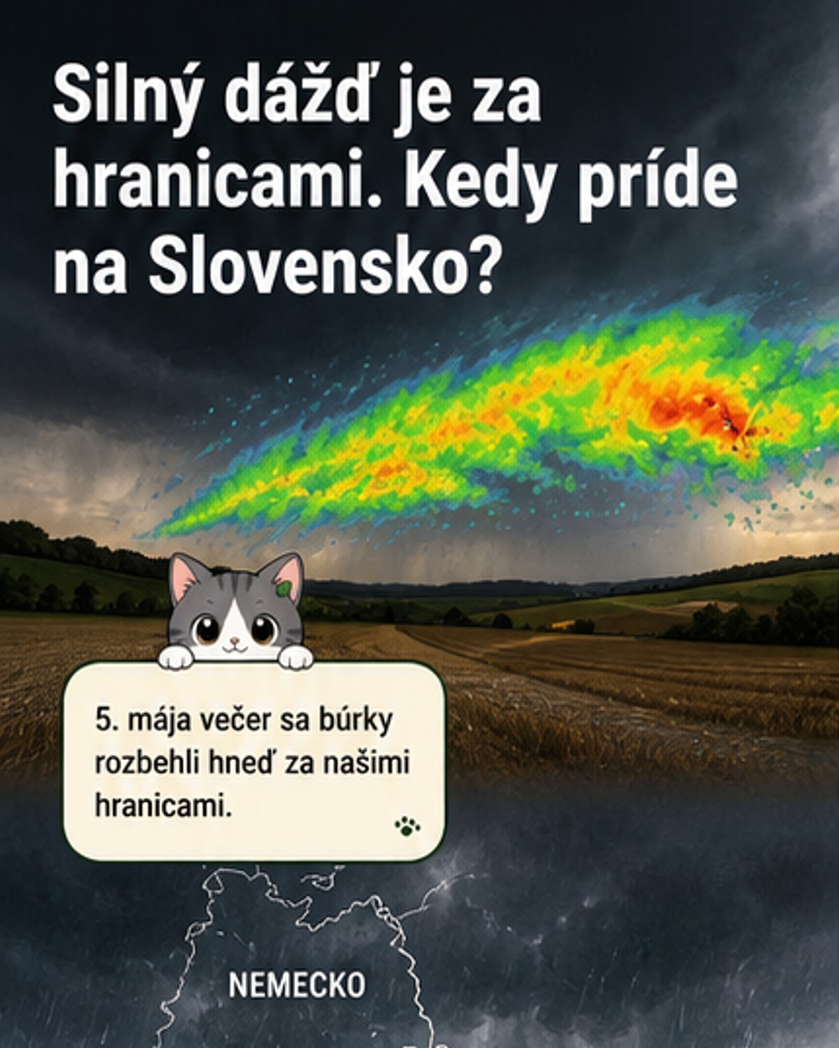 Silné búrky zasiahli strednú Európu