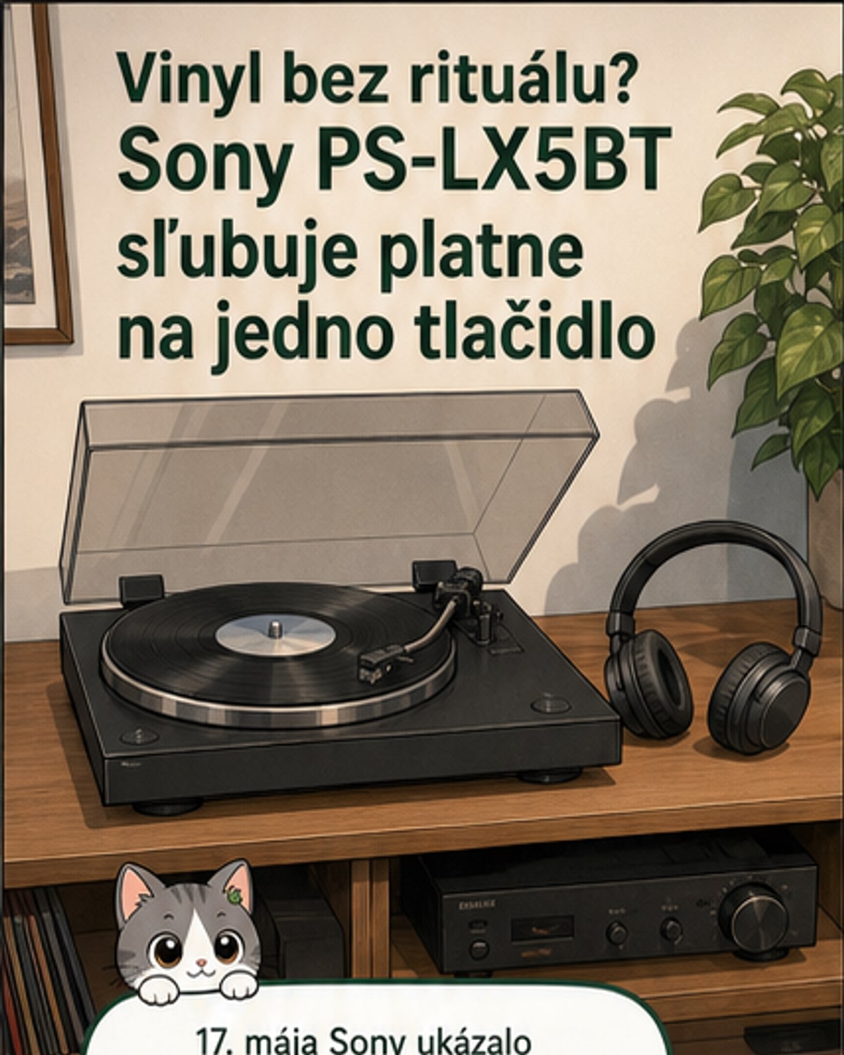 Sony LX5BT: Vinyl s Bluetoothom