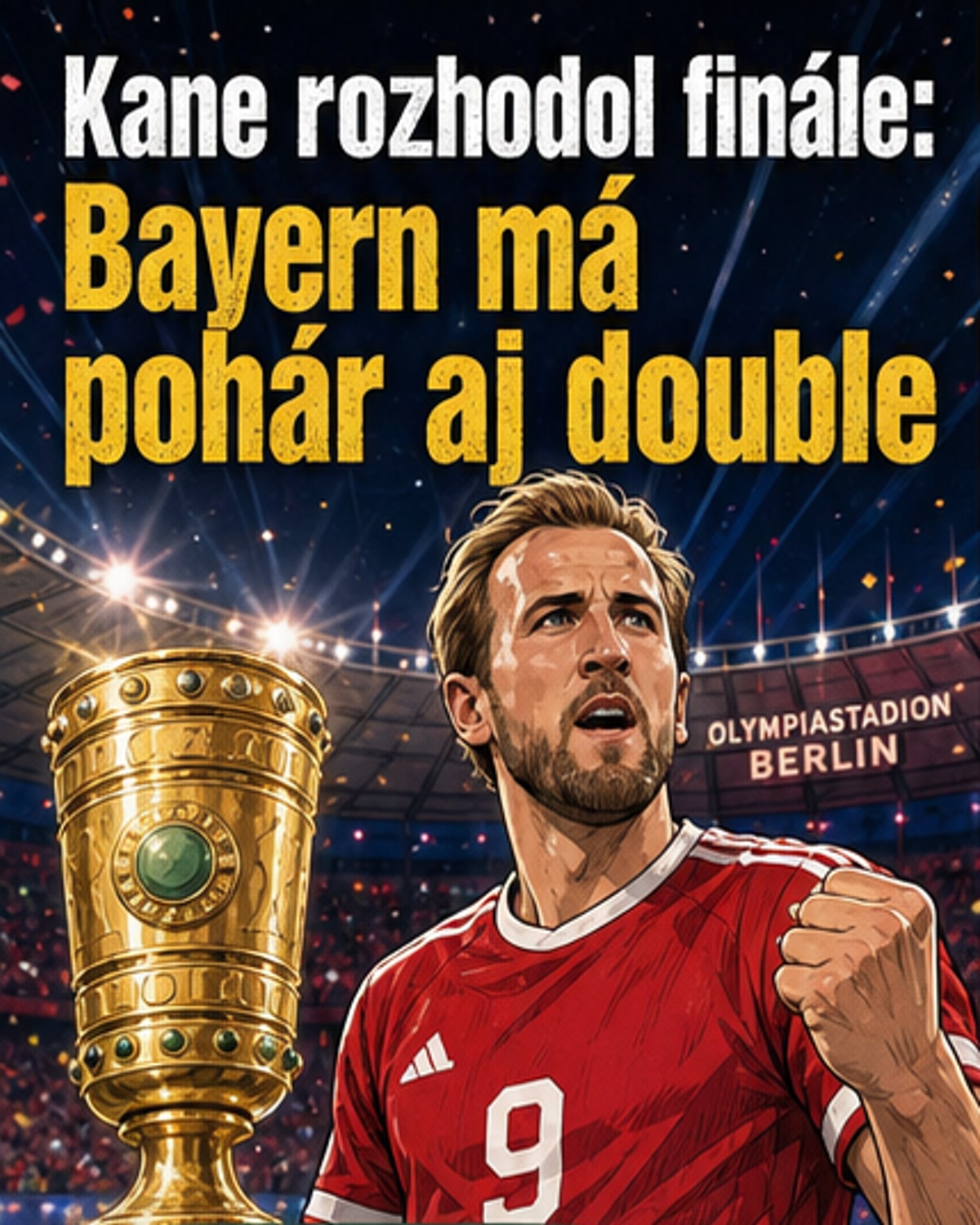 Bayern získal double po triumfe v DFB-Pokal