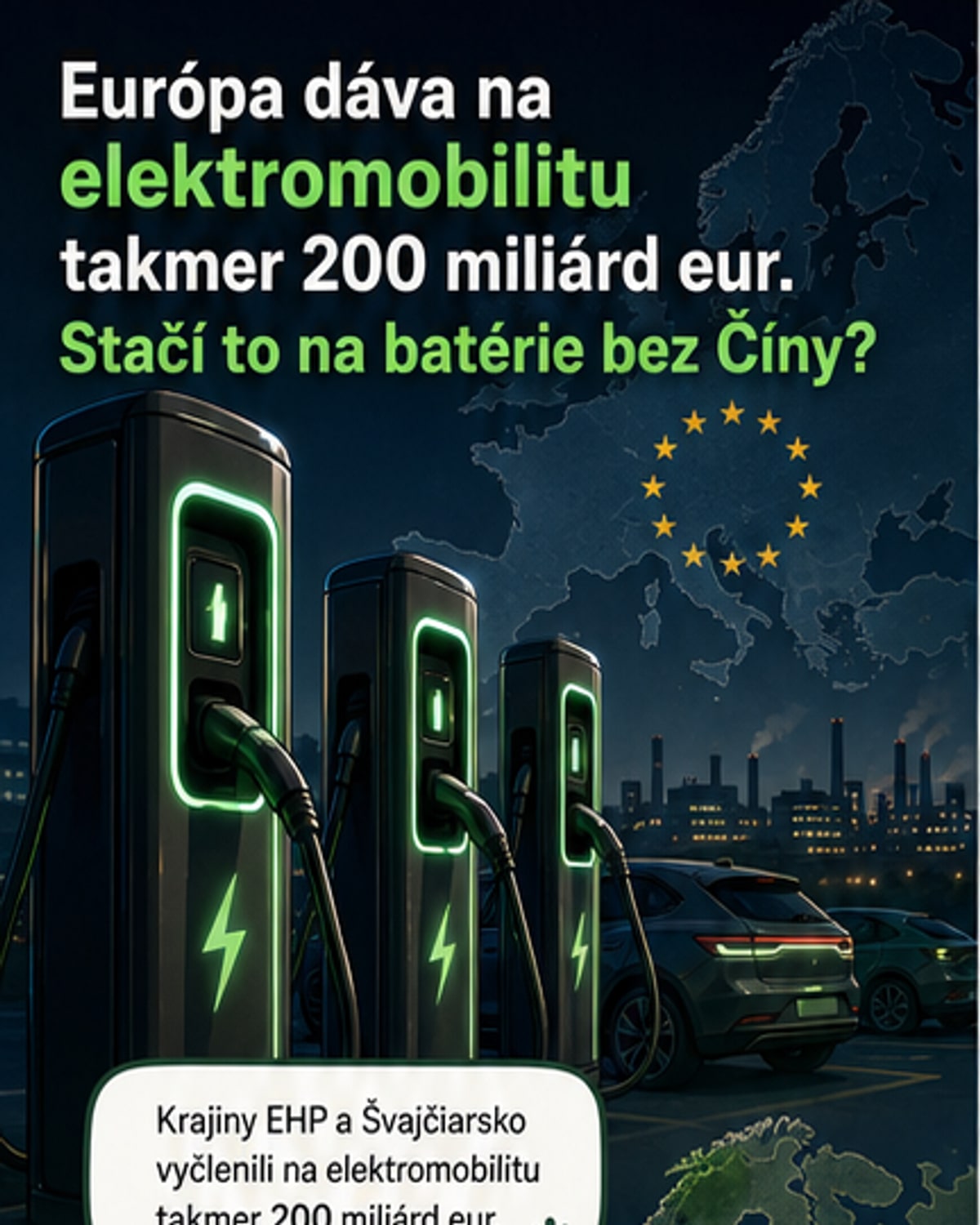 Európa investuje 200 miliárd do elektromobility