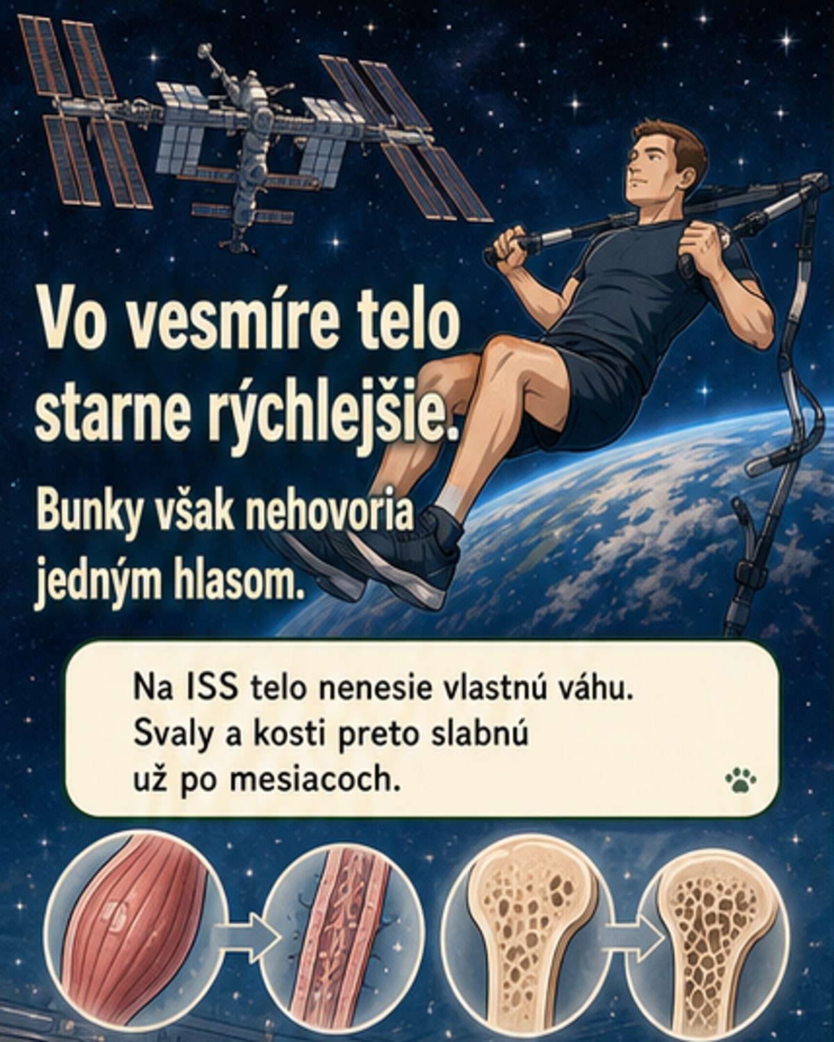 Prečo astronauti vo vesmíre starnú rýchlejšie?