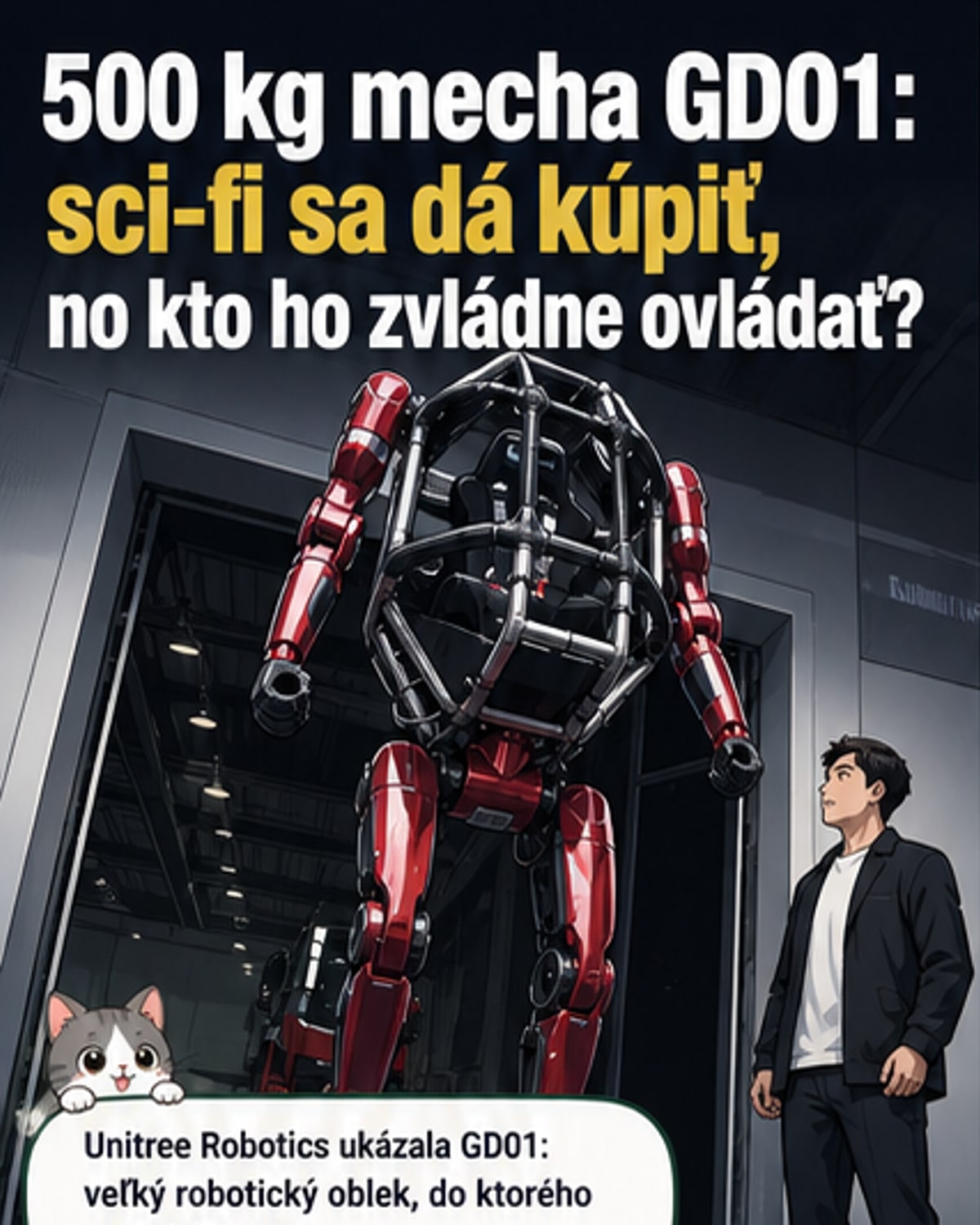 Čínsky robotický oblek, ktorý ovládaš zvnútra