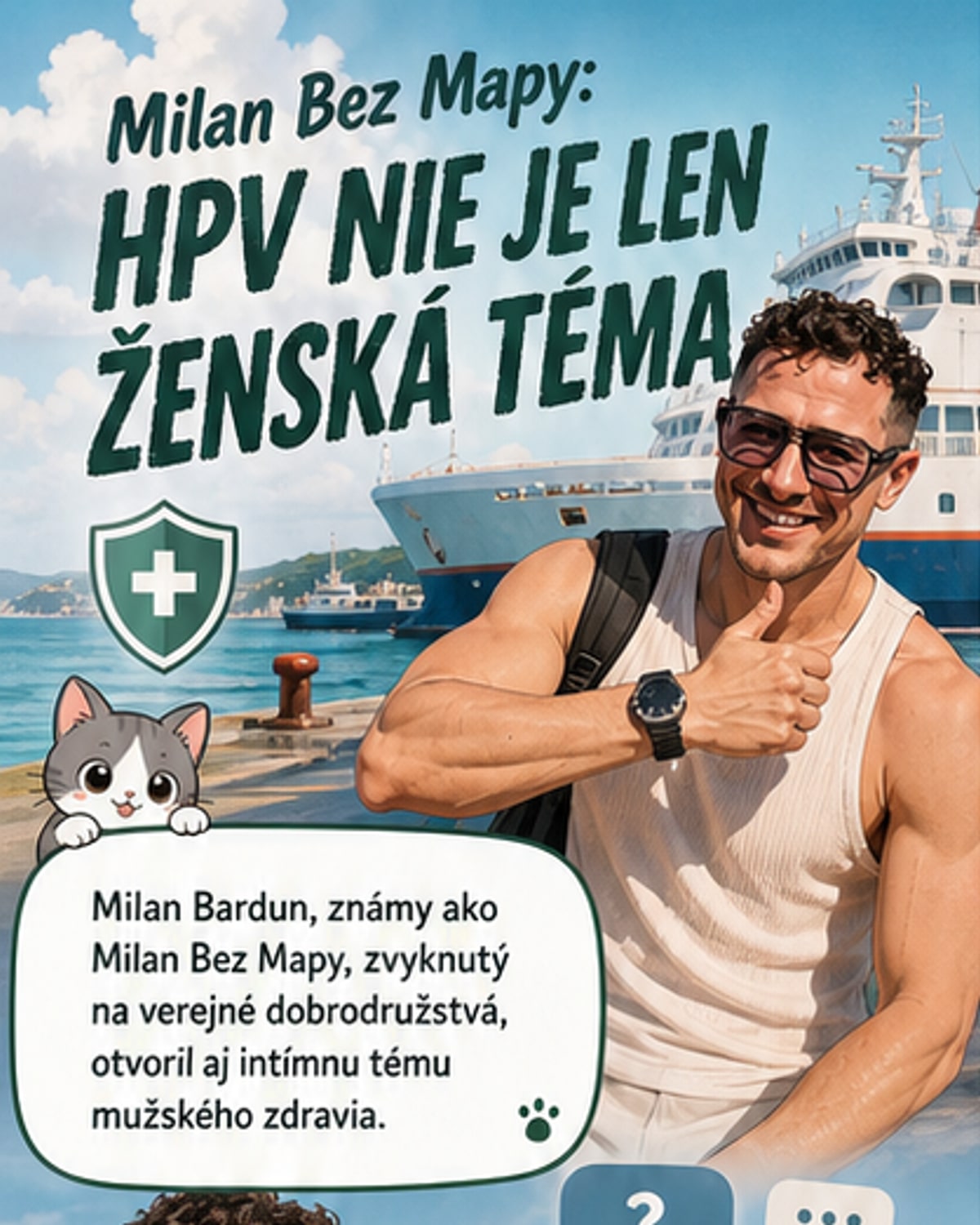 Prečo sa Milan Bez Mapy nechal očkovať proti HPV?