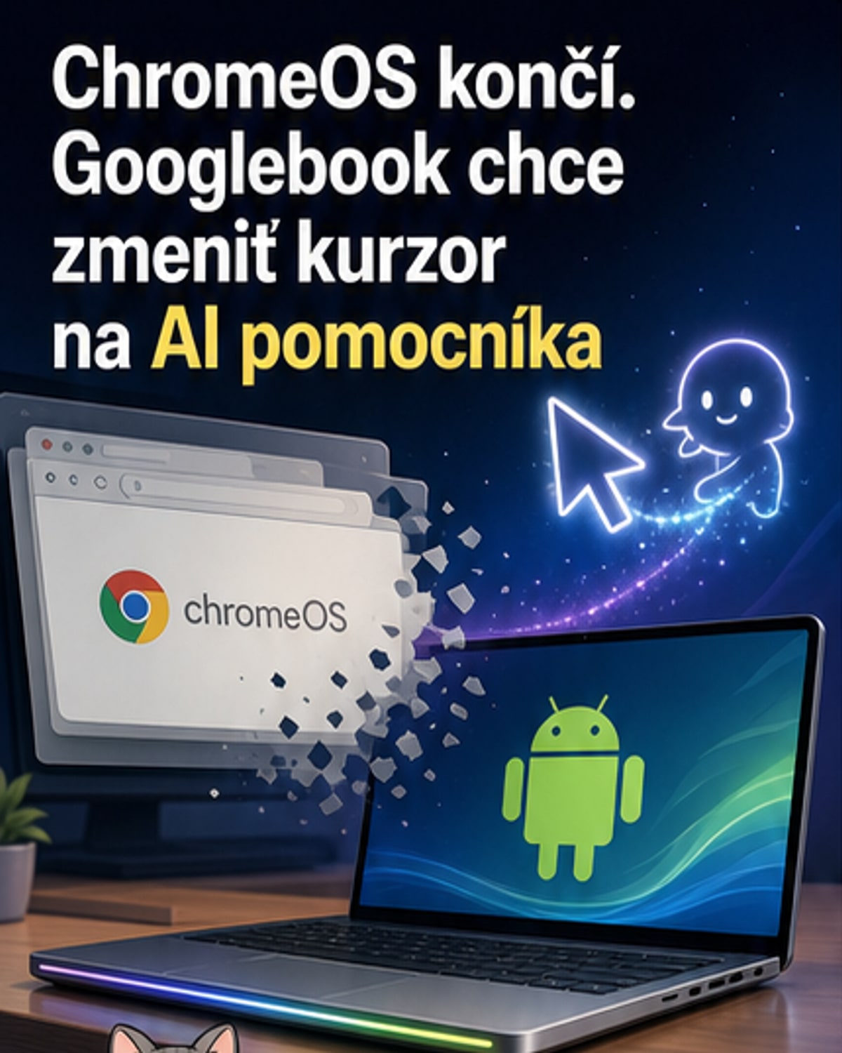 Googlebook s AI v centre