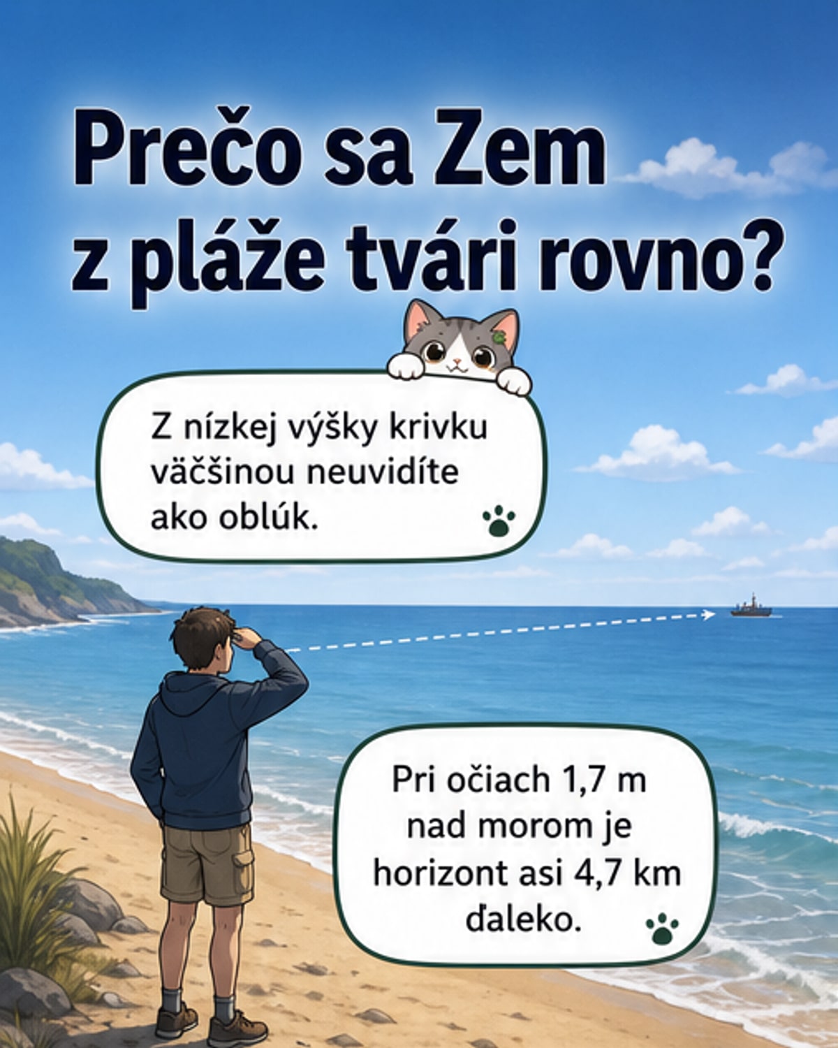 Ako vidieť zakrivenie Zeme