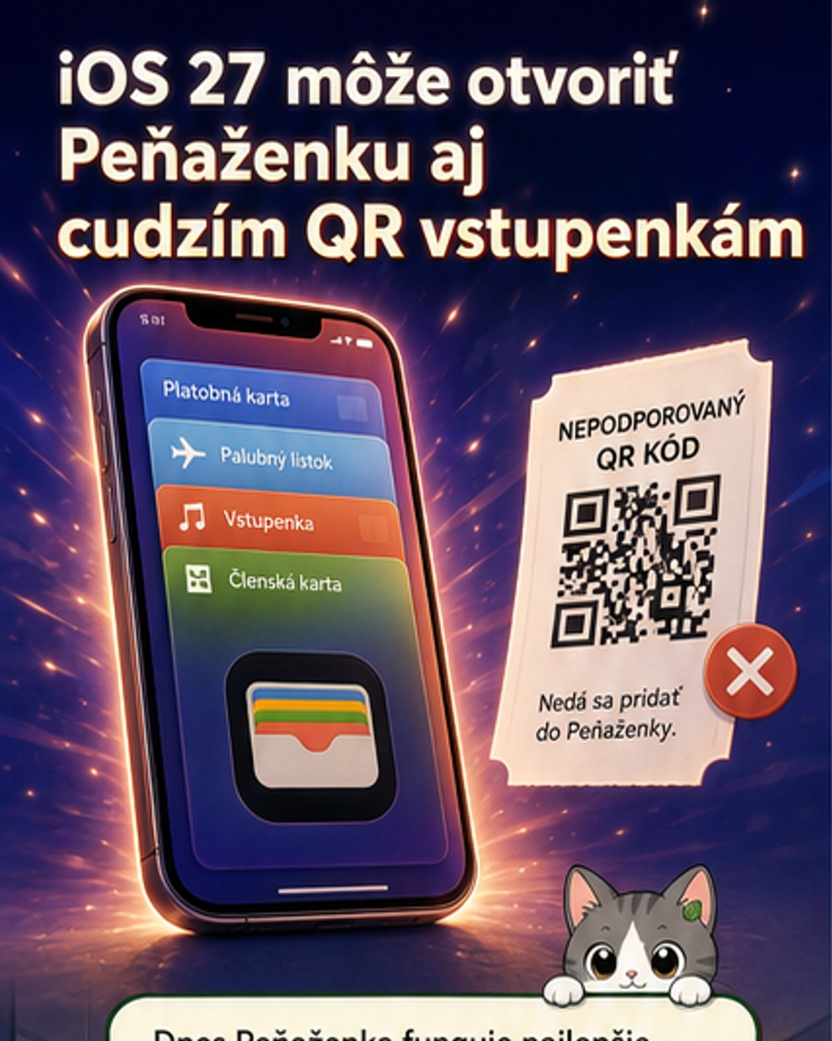 iOS 27 zmení Apple Peňaženku