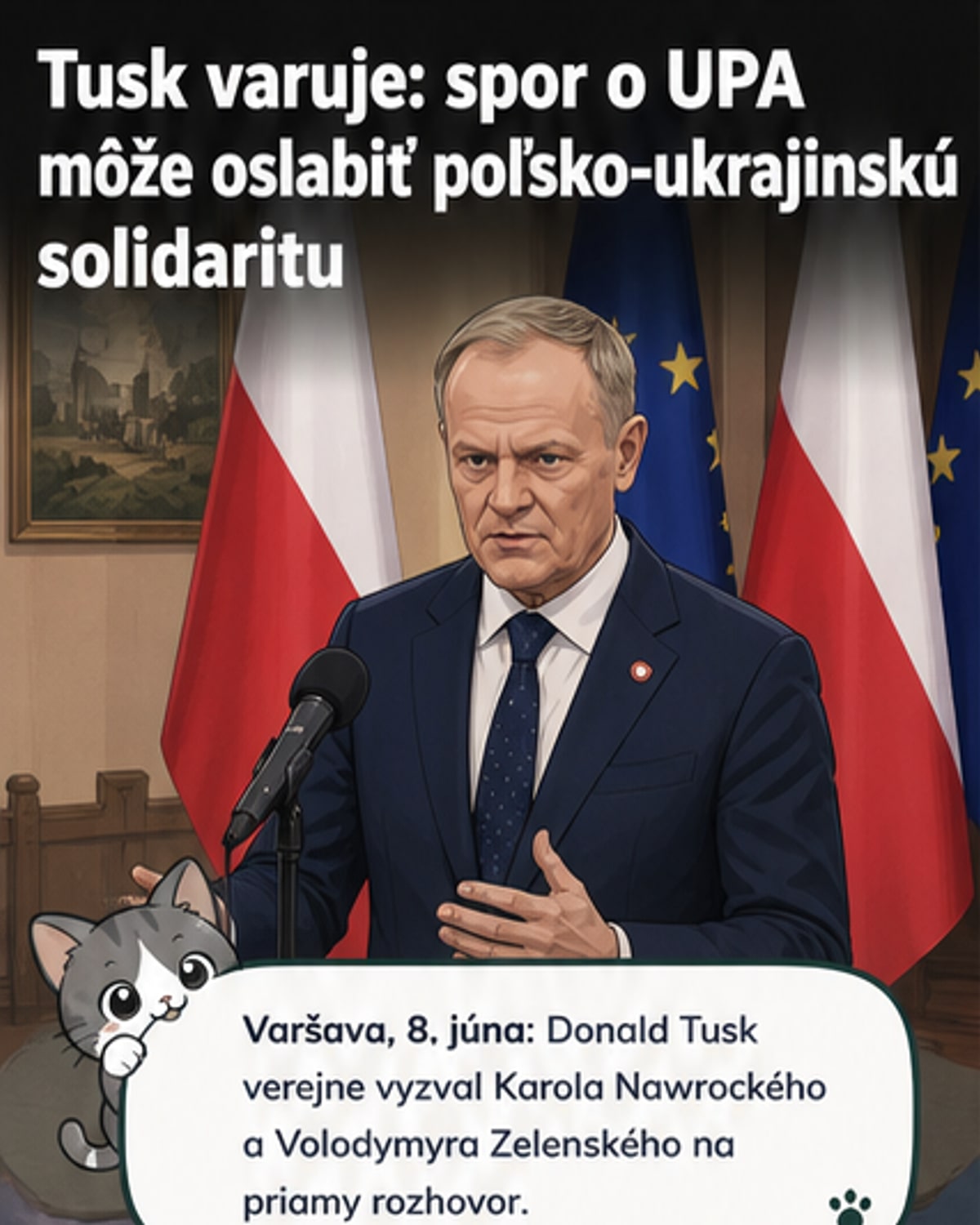 Tusk vyzval prezidentov na rozhovor