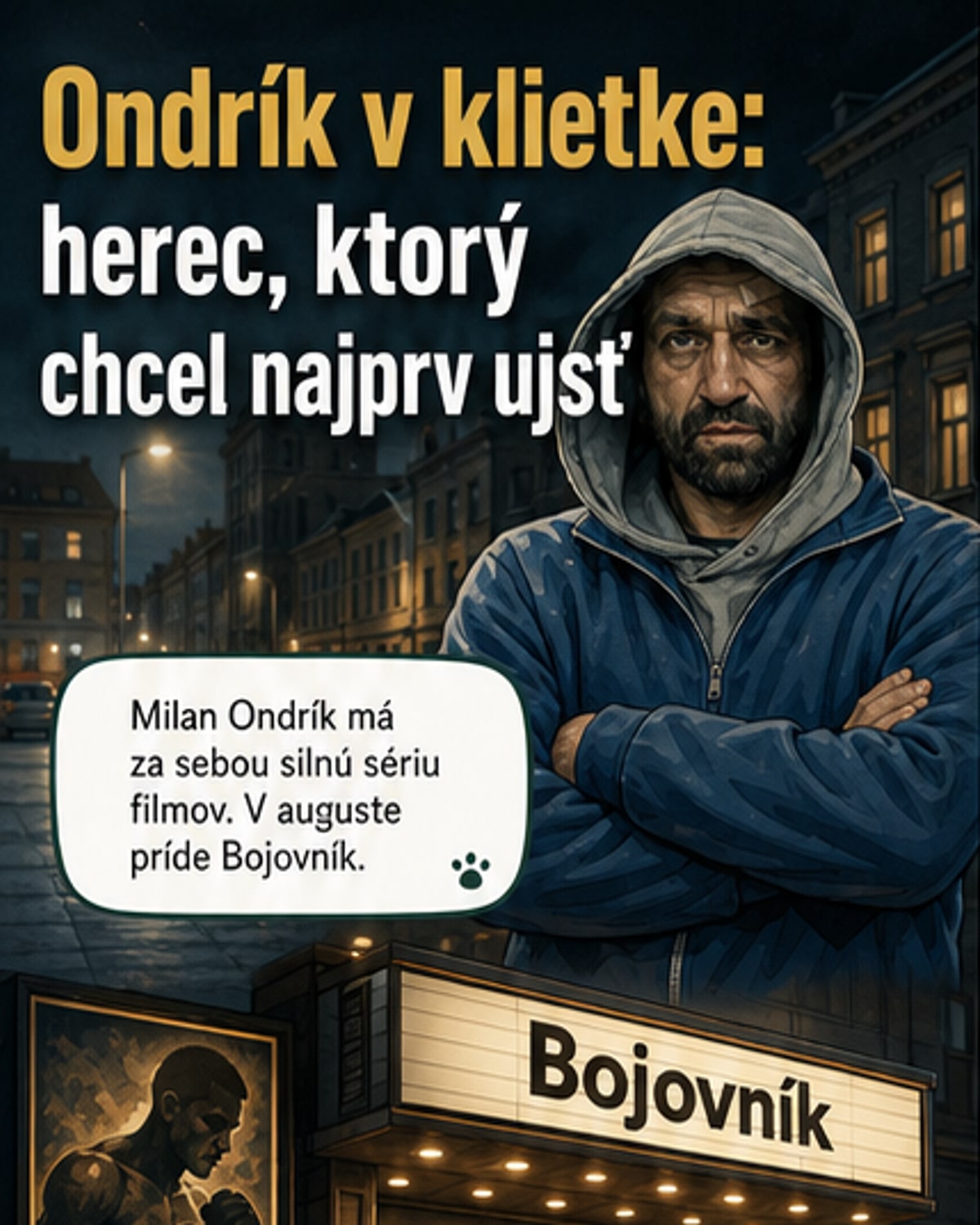 Milan Ondrík: Cítil som sa ako syr Bambino