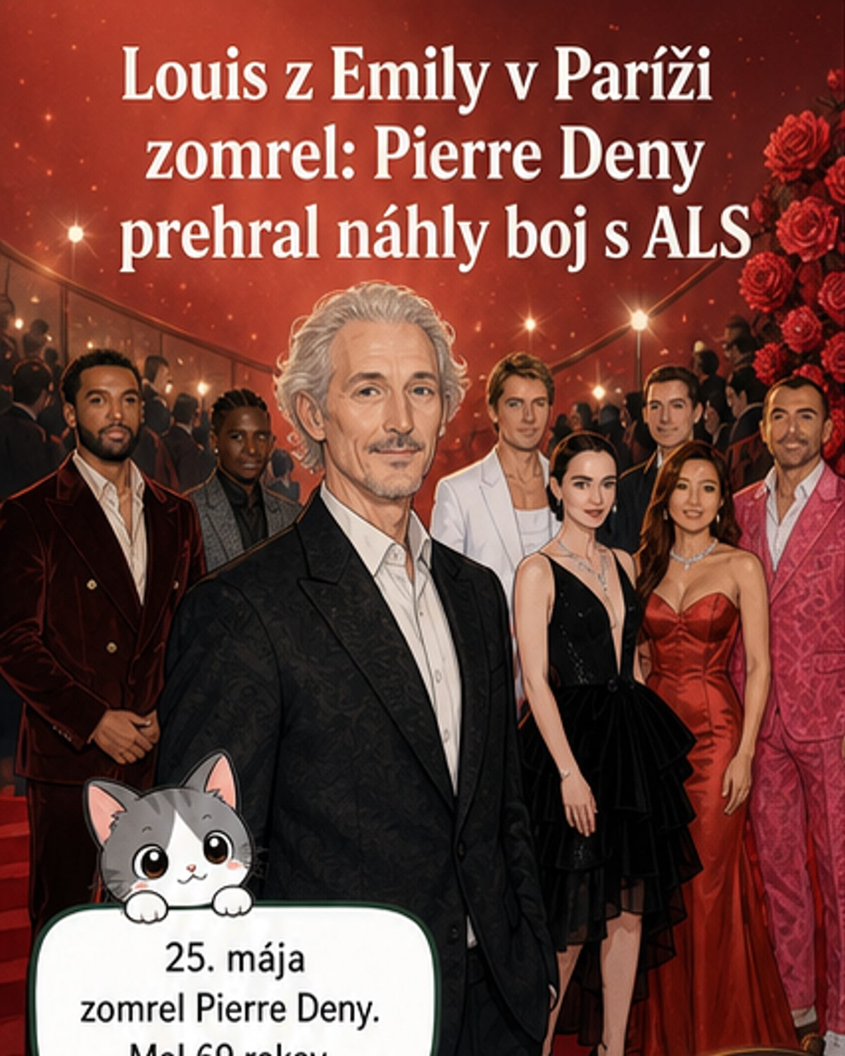 Zomrel herec zo seriálu Emily v Paríži