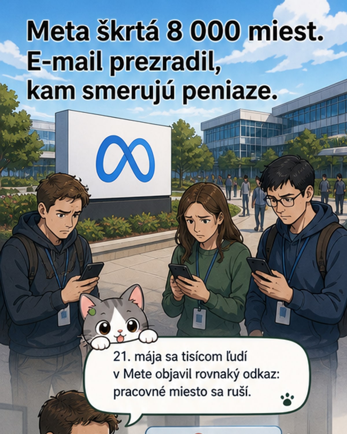 Meta prepustila 8 000 ľudí