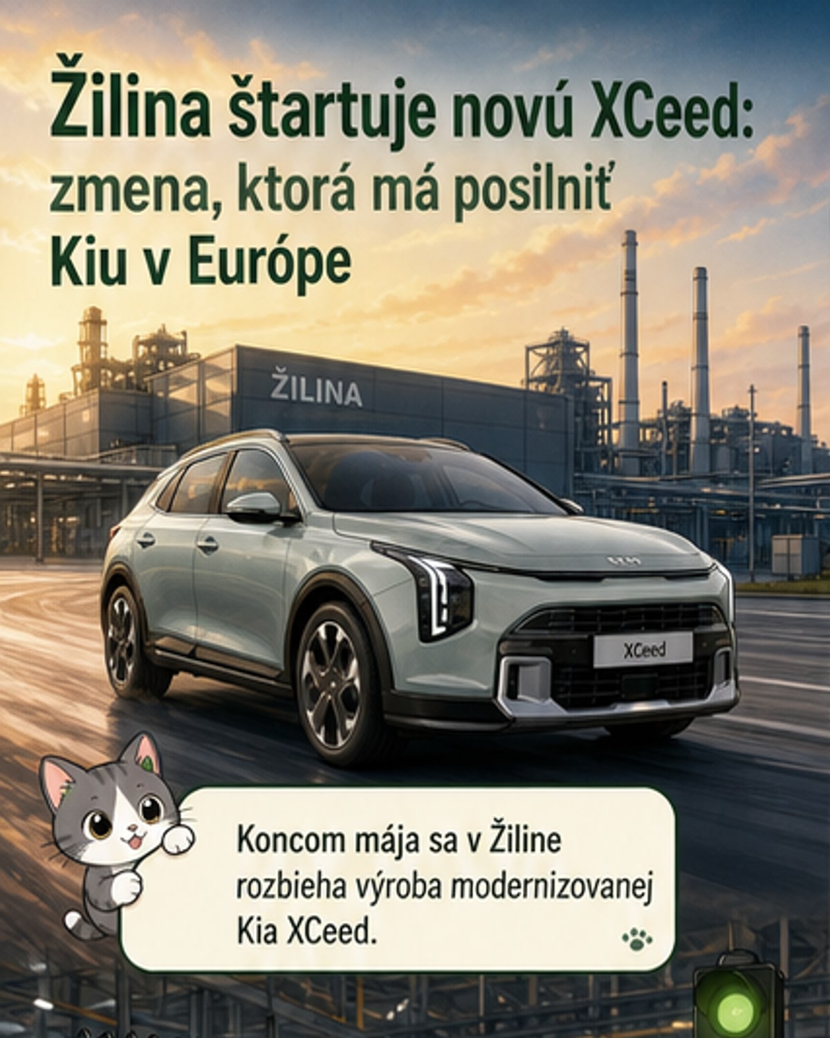 V Žiline štartuje výroba novej Kia XCeed